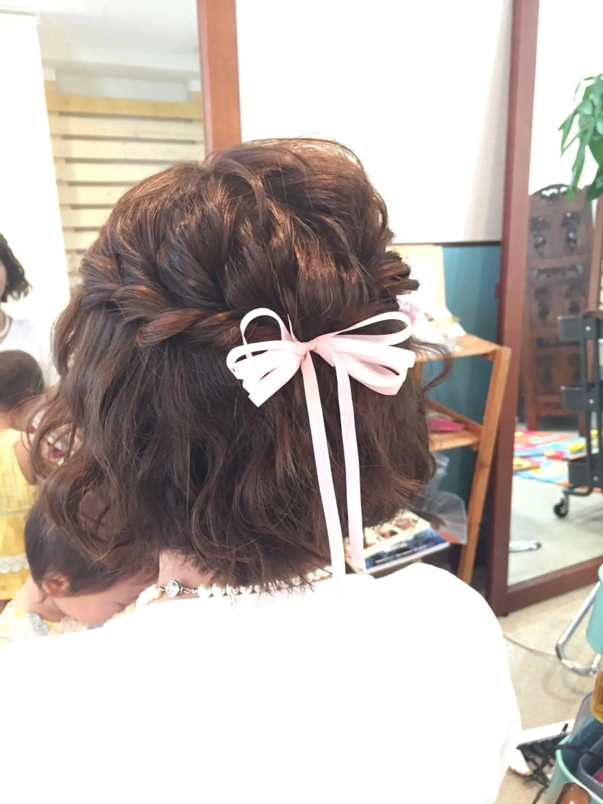 ショート ミディアム セミロング ロング カラー パーマ ヘアアレンジ ボブ 早朝✨ヘアセット 着付け/清水玲歌のヘアスタイル