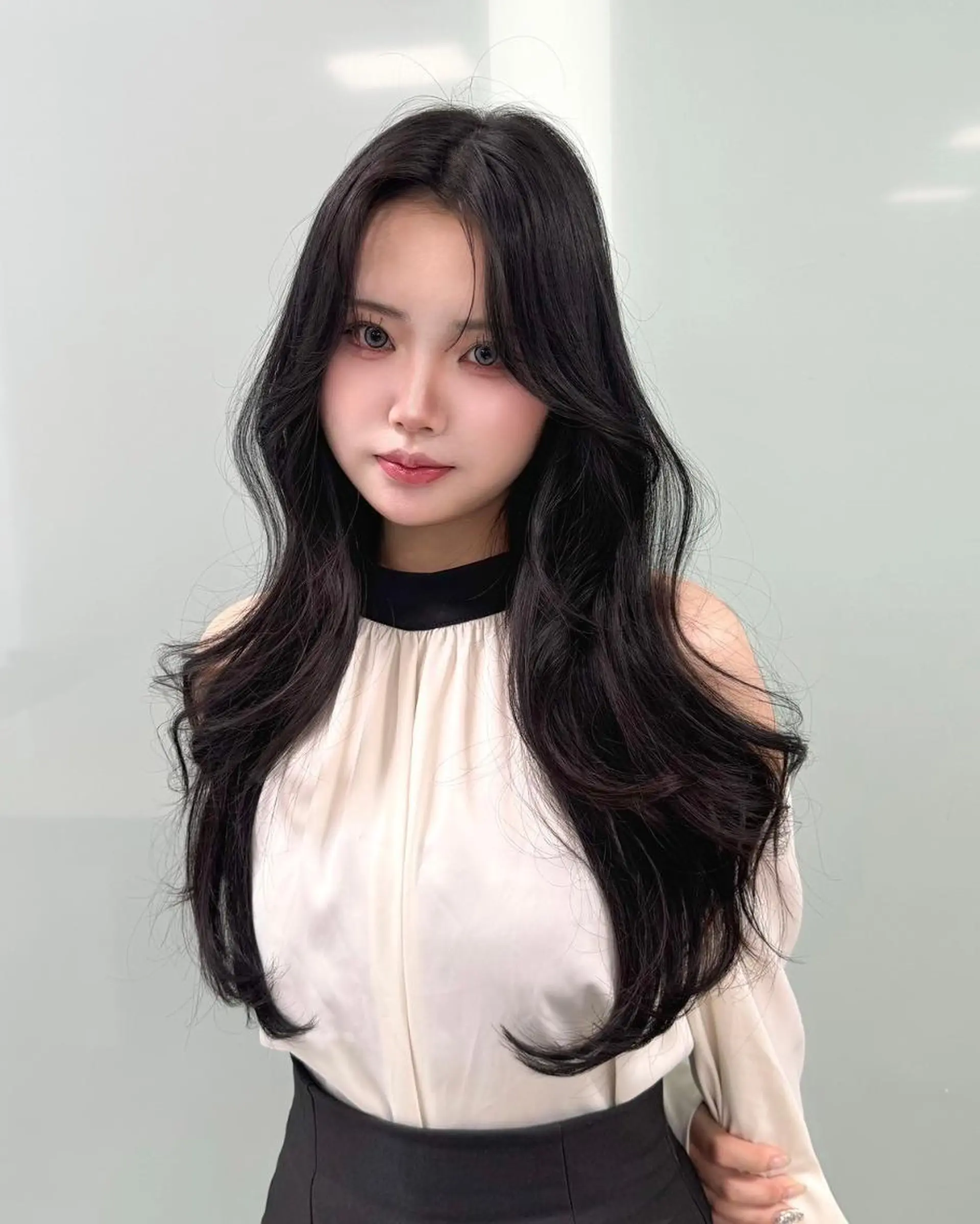 カラー *銀座アカデミー🤍 トレンドヘアモデルのヘアスタイル