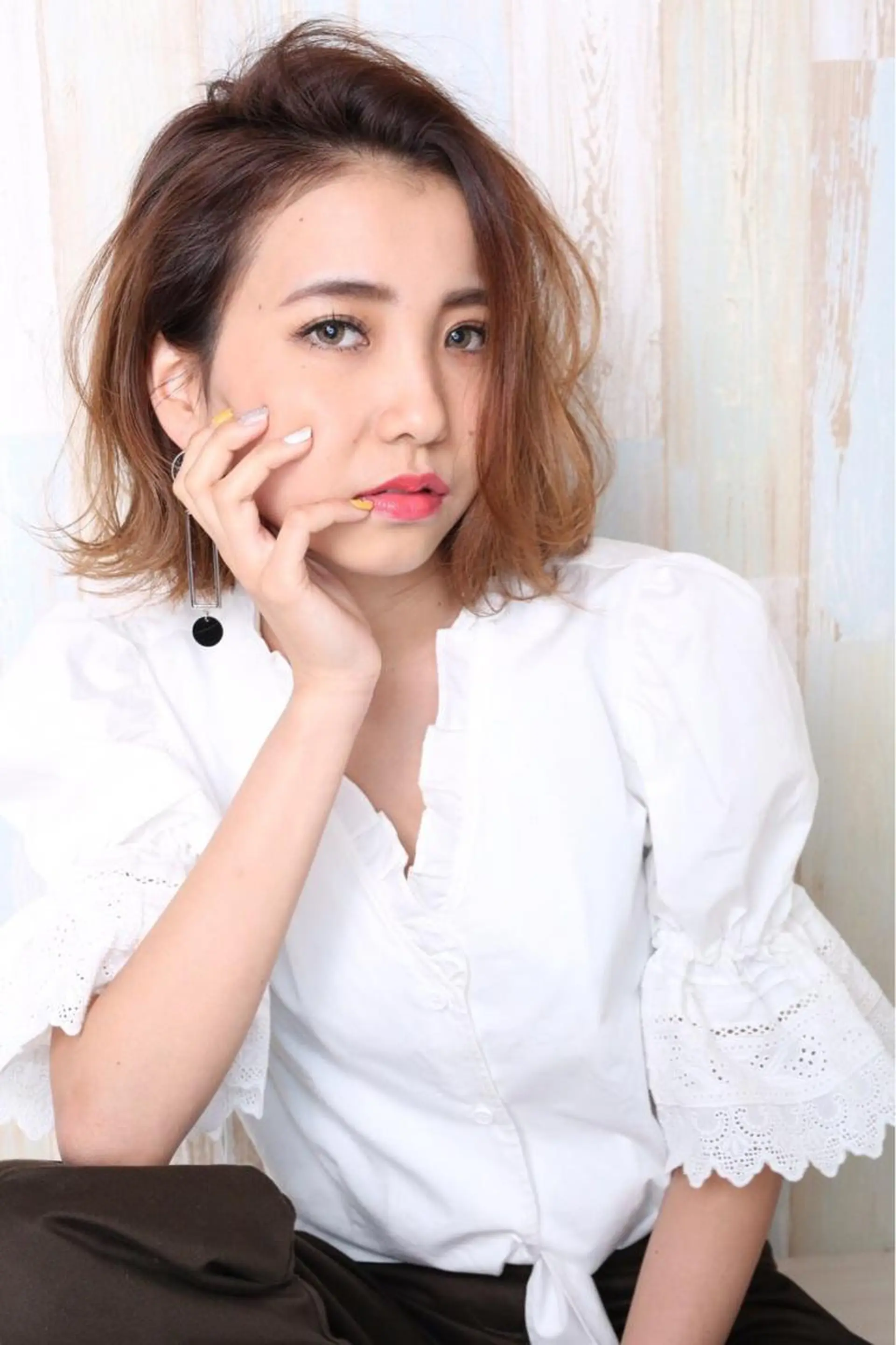 マツエク・マツパ 中村 眞歩のヘアスタイル