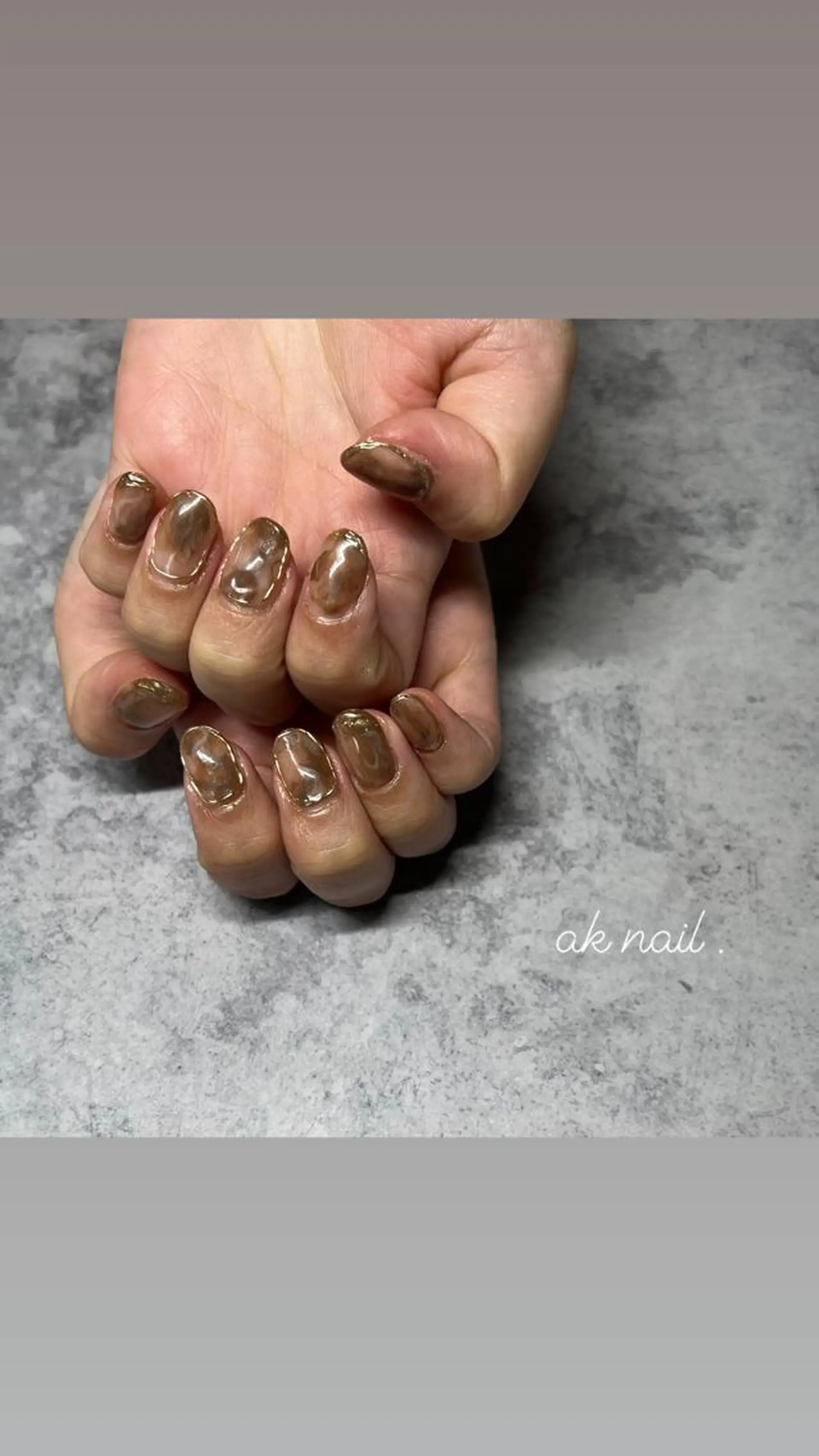 ネイル ハンドネイル ak nail .のネイルデザイン