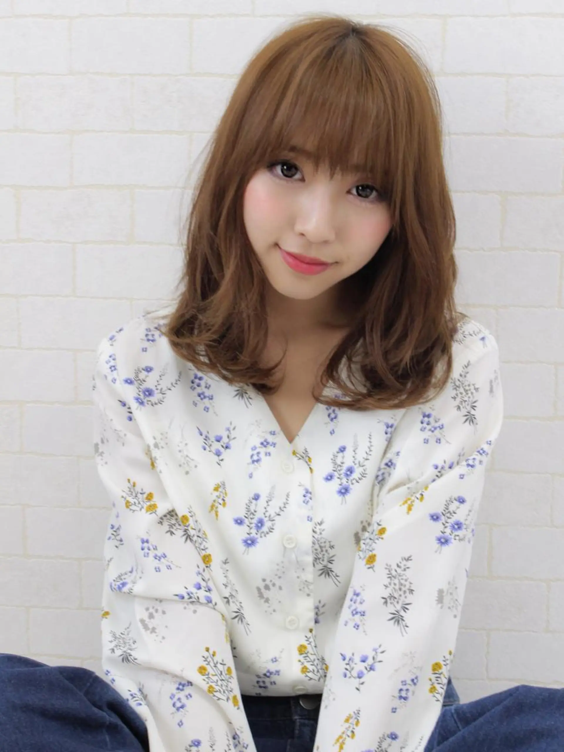 ミディアム カラー 小濱 秀人のヘアスタイル