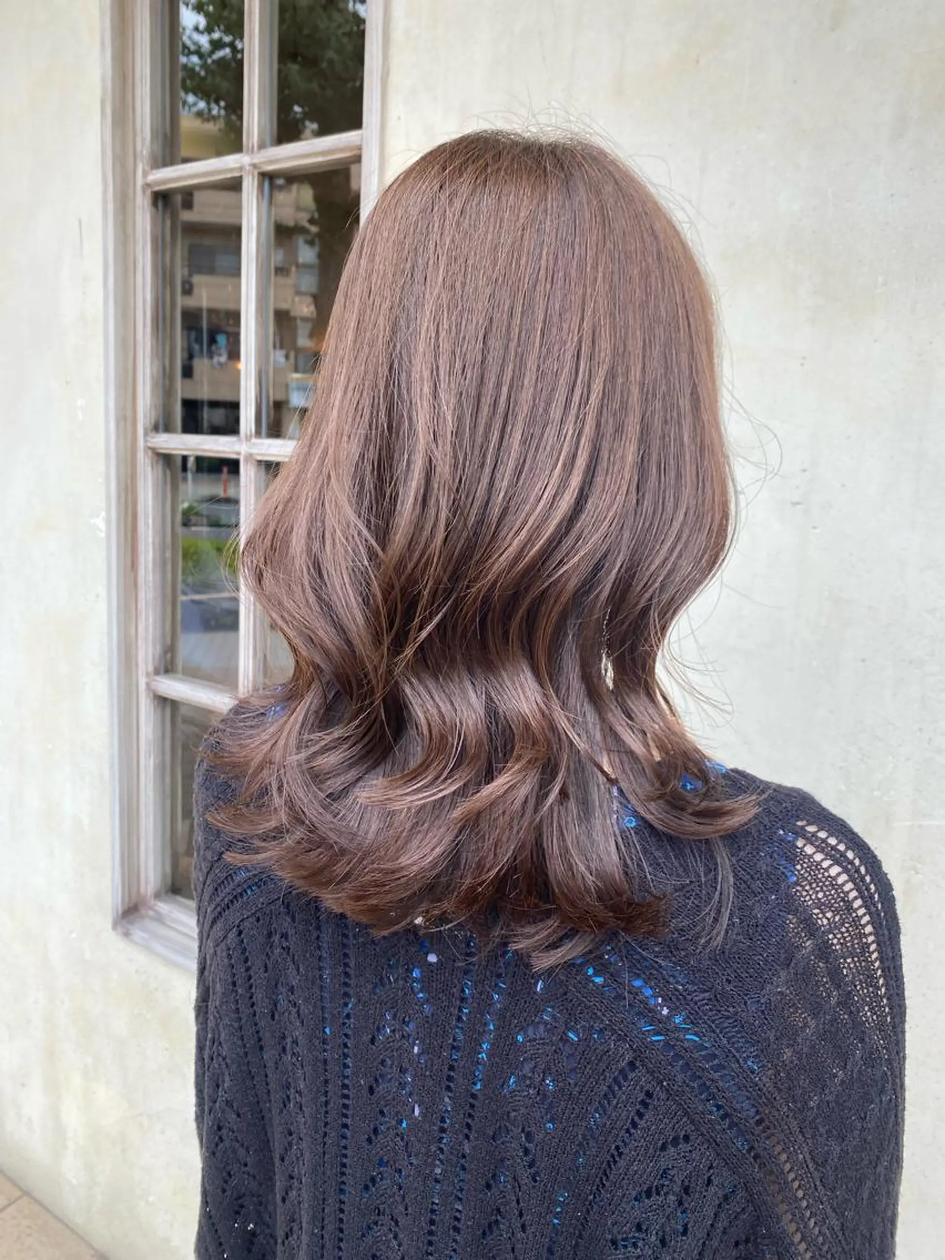 ミディアム くびれヘア くびれレイヤー レイヤーカット Kasuga Sayuriのヘアスタイル