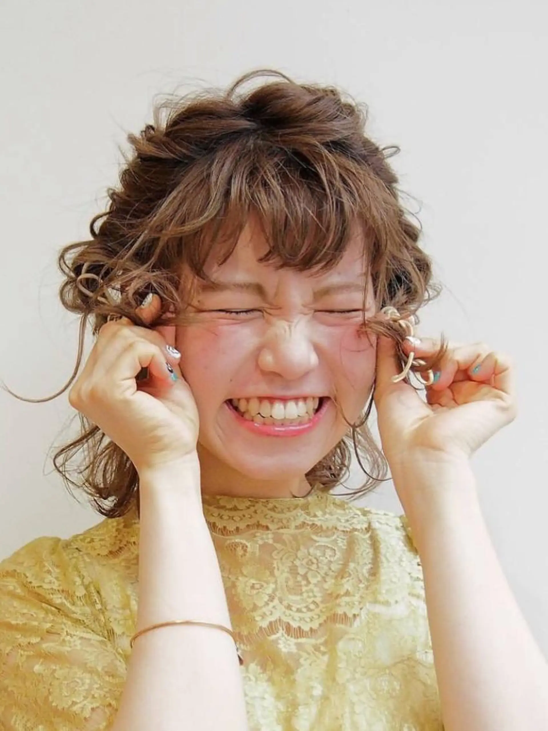 ヘアアレンジ 似合わせ艶髪カラー ❤️ハダユミのヘアスタイル