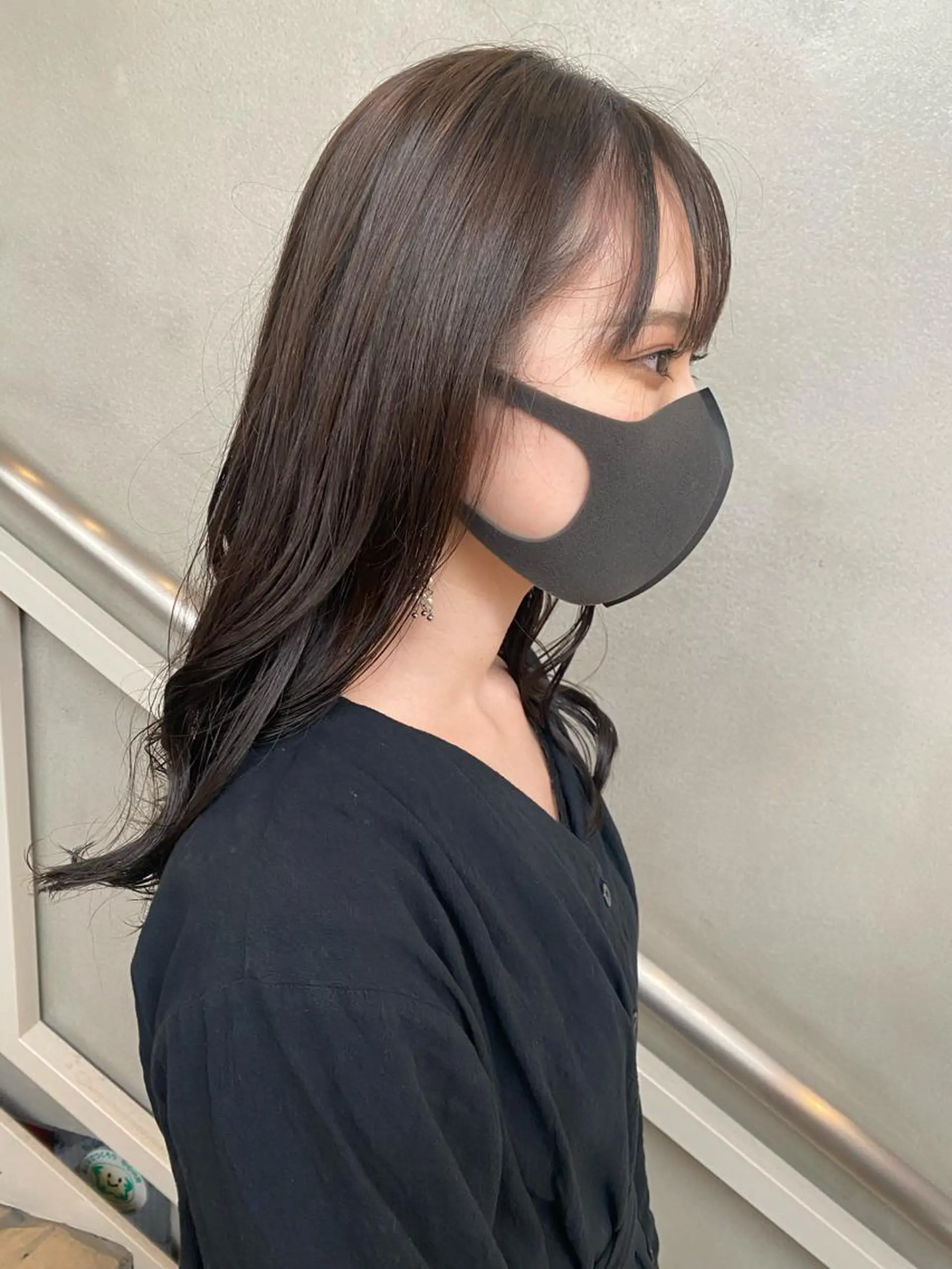 ロング 艶カラー　宮﨑 蒼のヘアスタイル