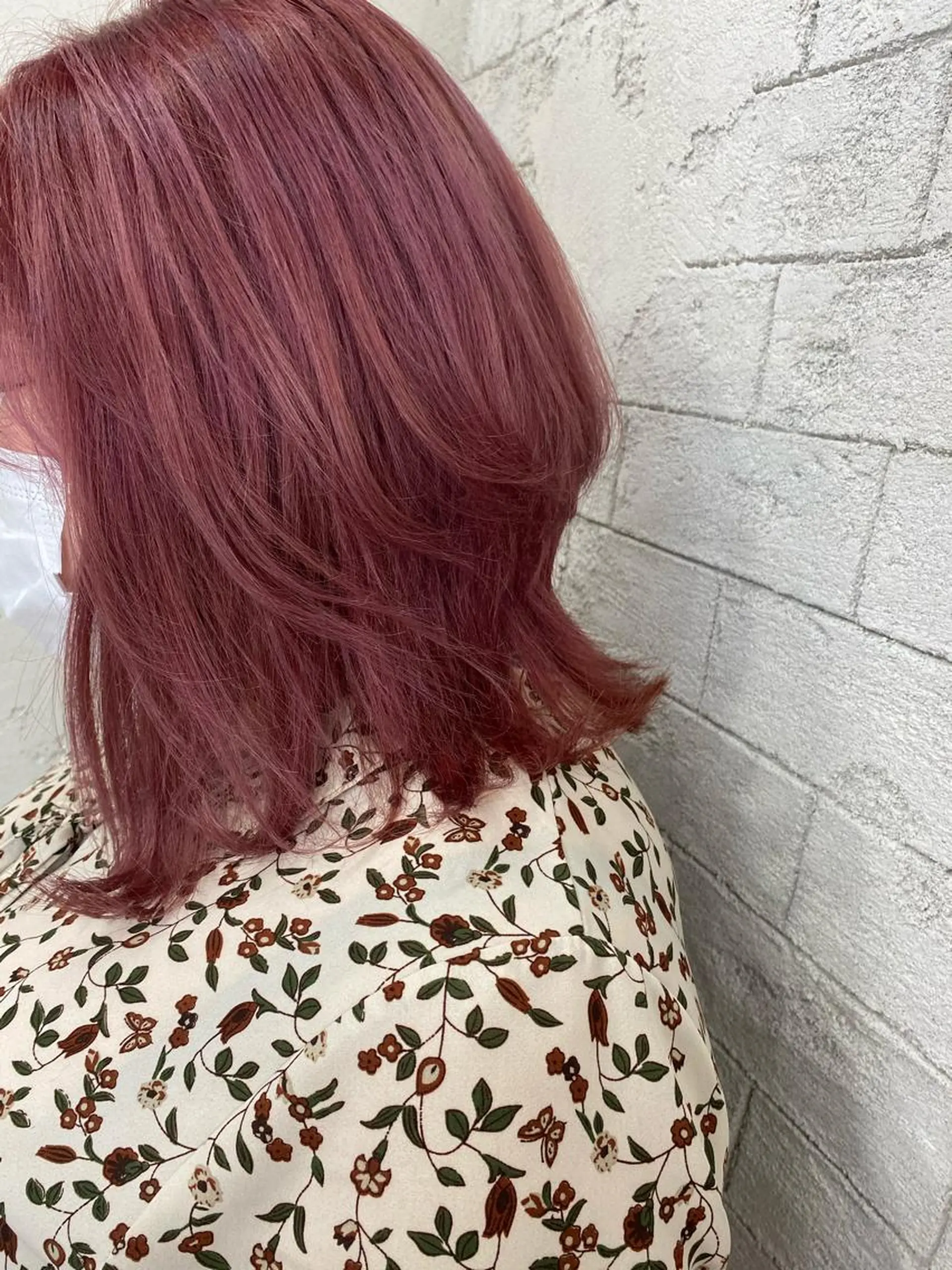 ミディアム カラー カット ヘアカラー トリートメント 🦋YUI 髪質改善 ブリーチ　着付け🦋のヘアスタイル