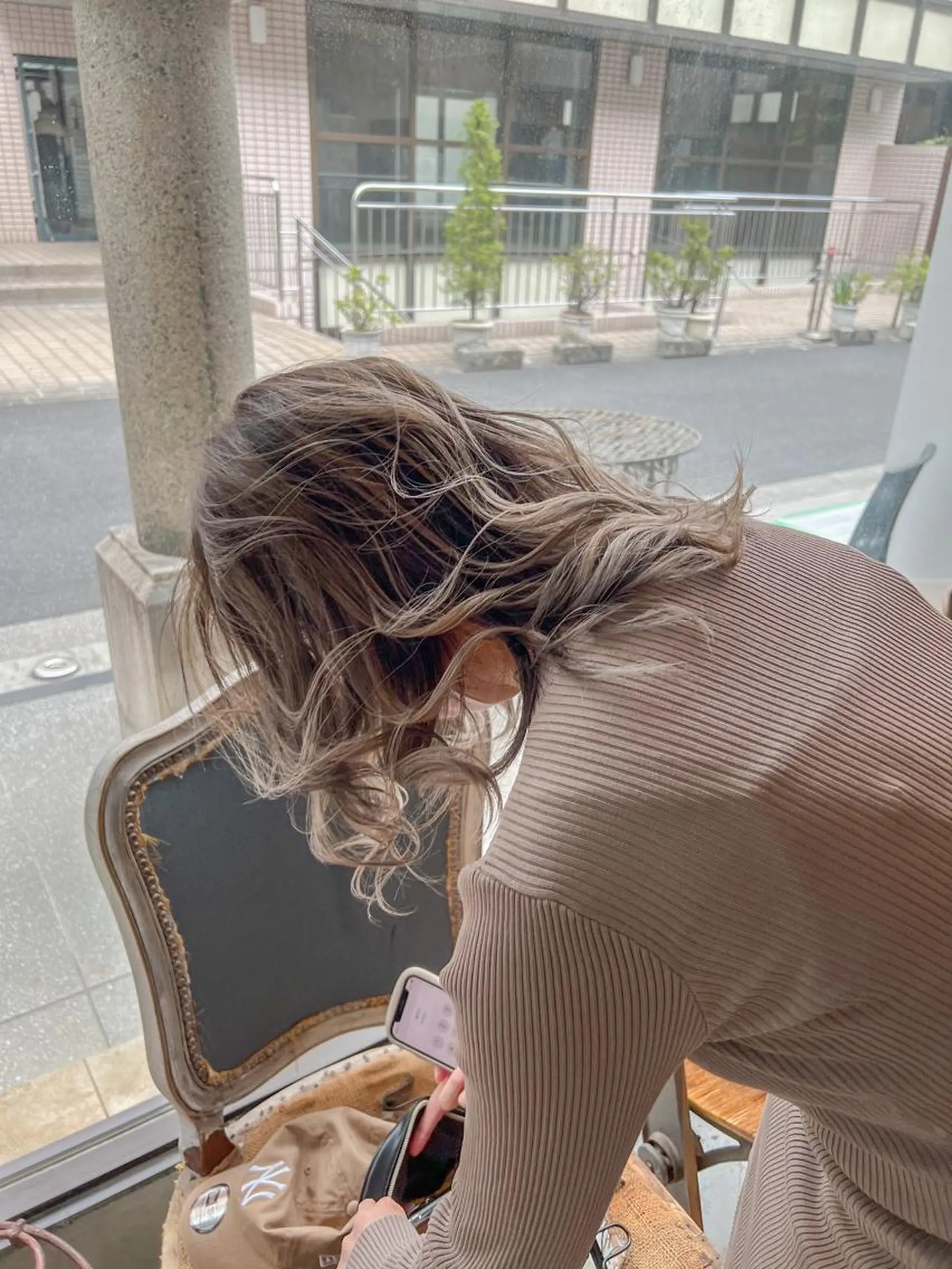 セミロング カラー カット ヘアカラー トリートメント 海外デザイン🇺🇸 石渡諒太のヘアスタイル