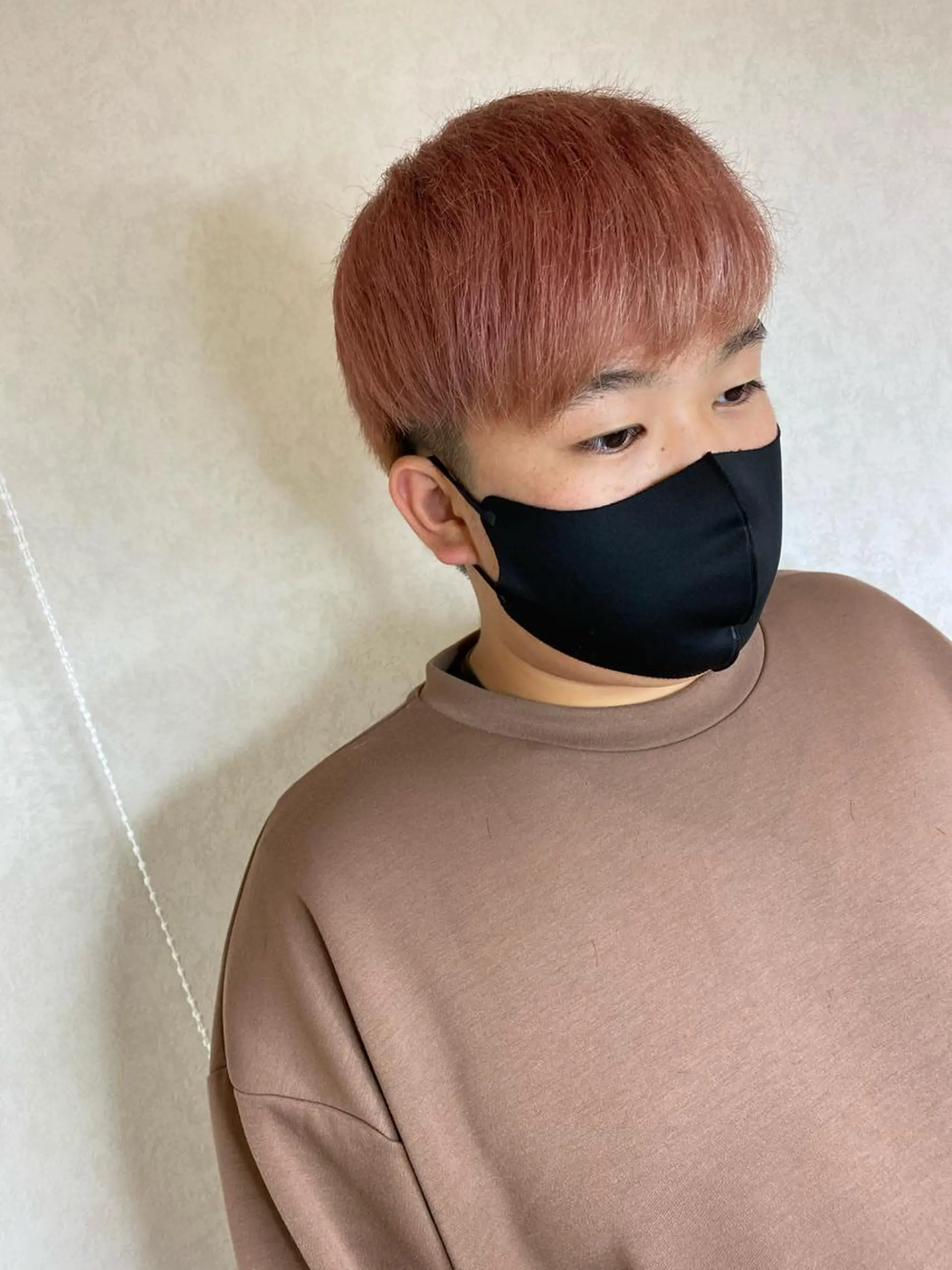 ショート カラー メンズ 縮毛矯正 トリートメント ムトウセイマ/ 縮毛矯正/ブリーチのヘアスタイル