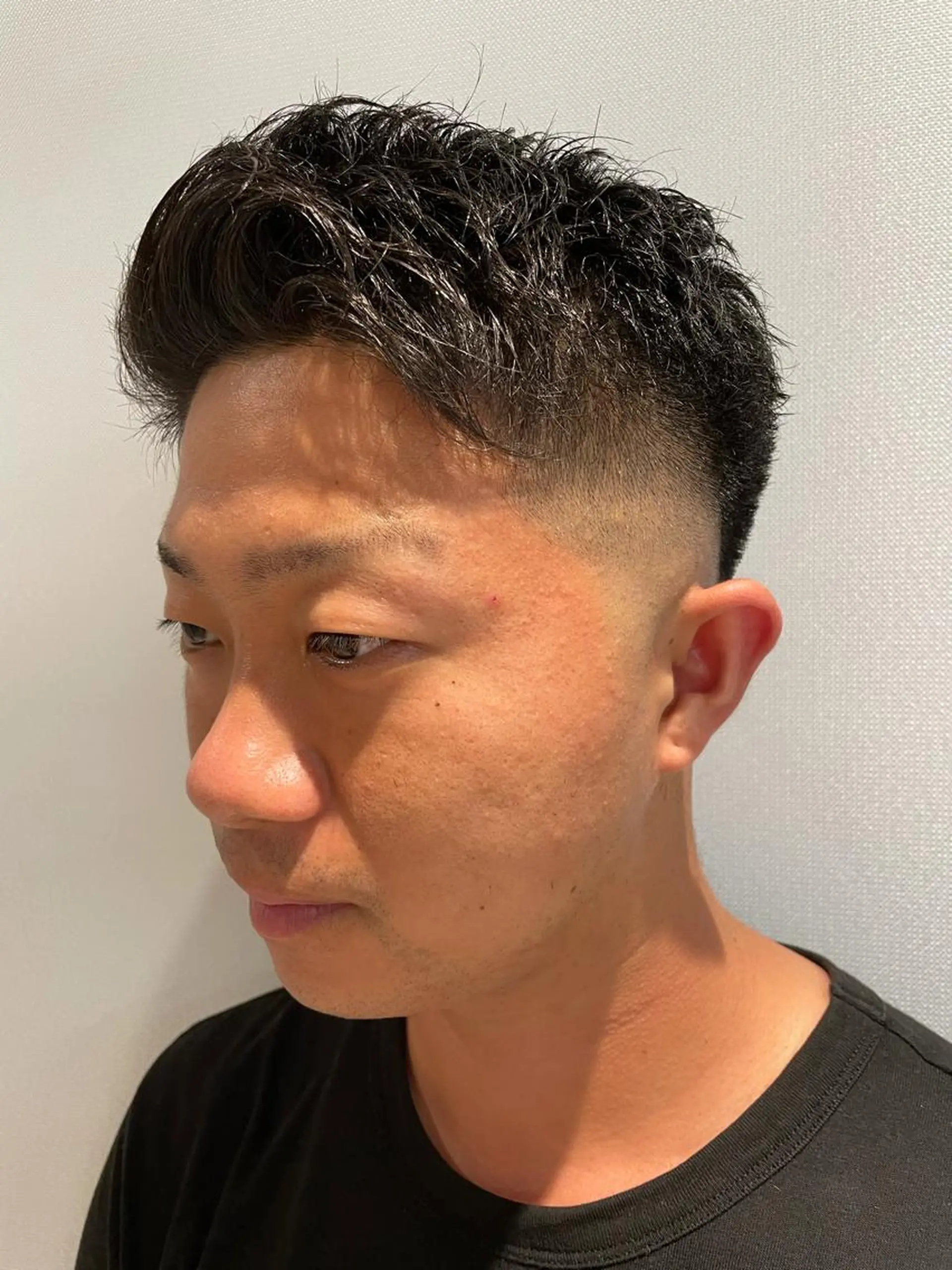 メンズ フェードカット カット 島本 燎のヘアスタイル