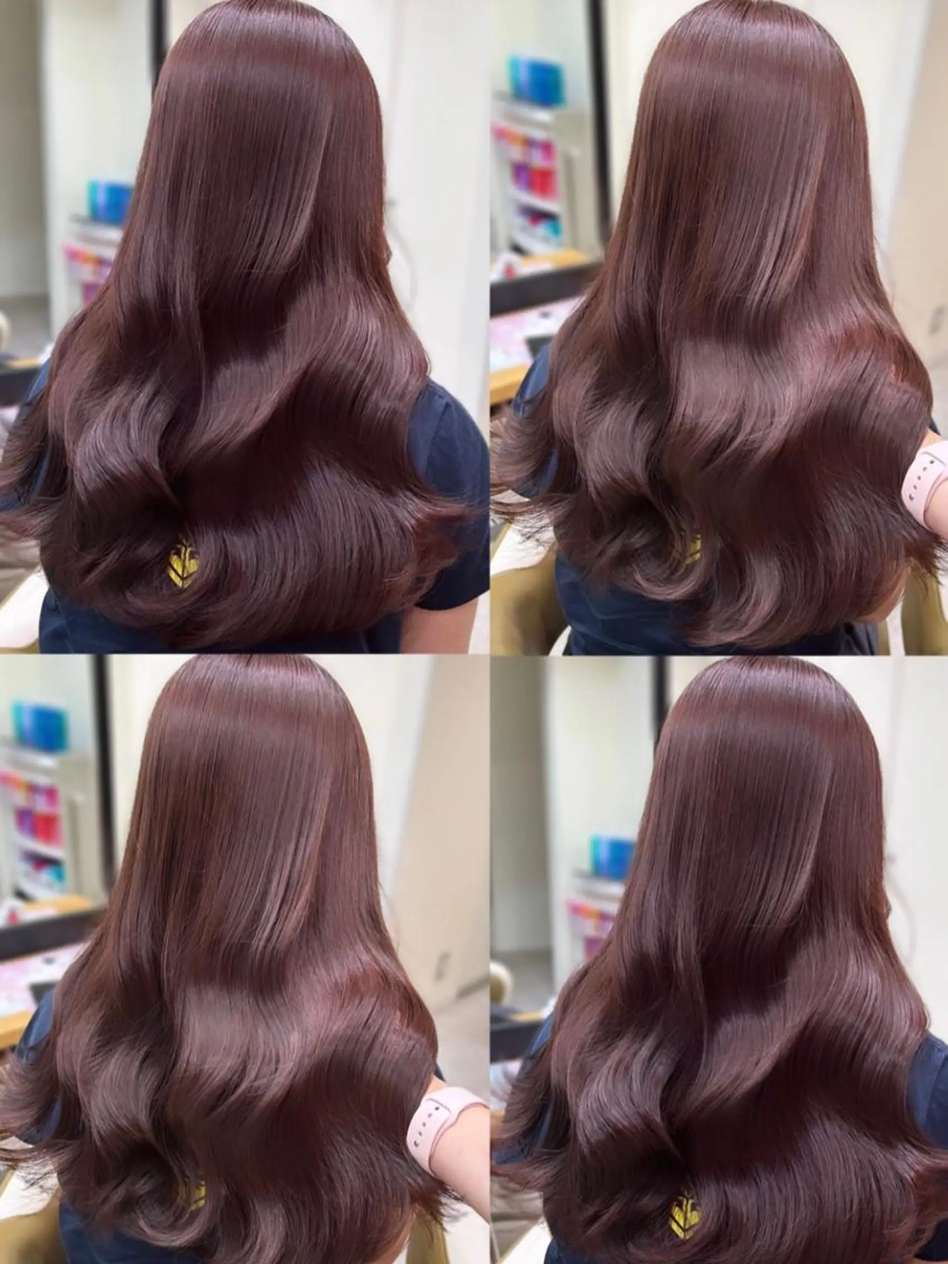 ロング カラー ブリーチ ブリーチなしカラー ブリーチなしWカラー 🎀韓国ヘア/amiのヘアスタイル