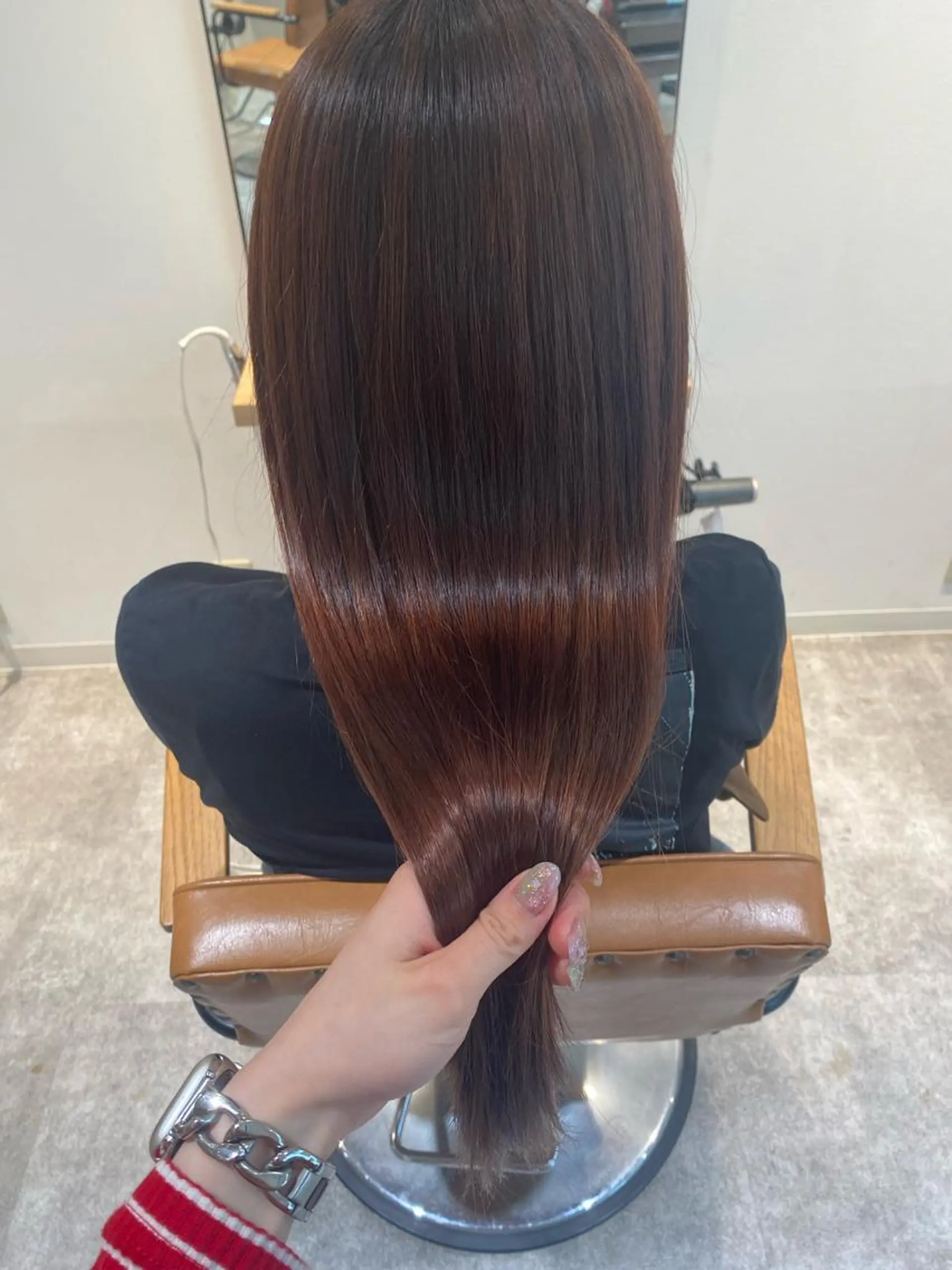 ロング 縮毛矯正 カット 縮毛矯正 オスズ 🎀´-のヘアスタイル