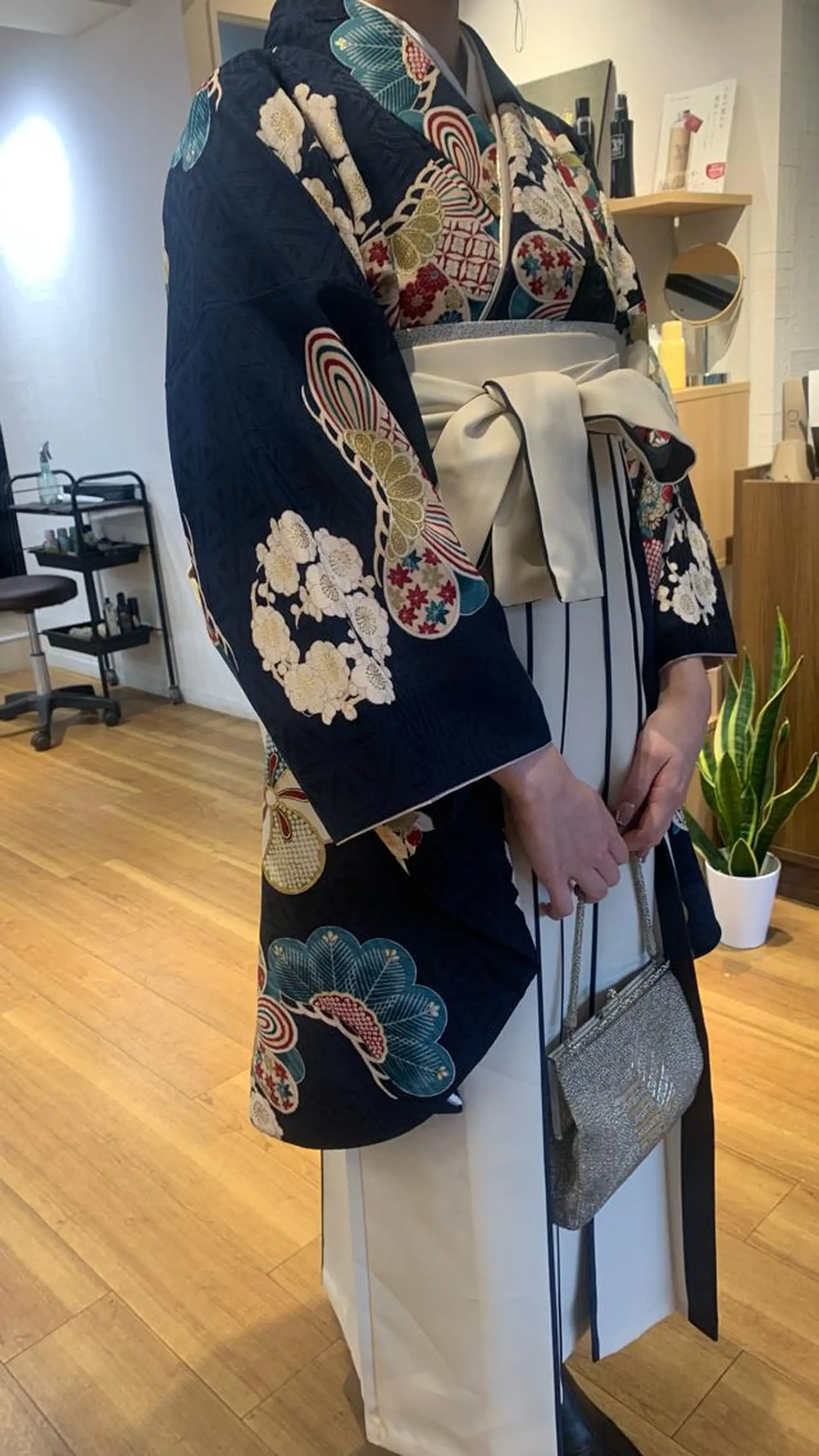 ヘアアレンジ 着付け ショート🌼パーマ 本間正子のヘアスタイル