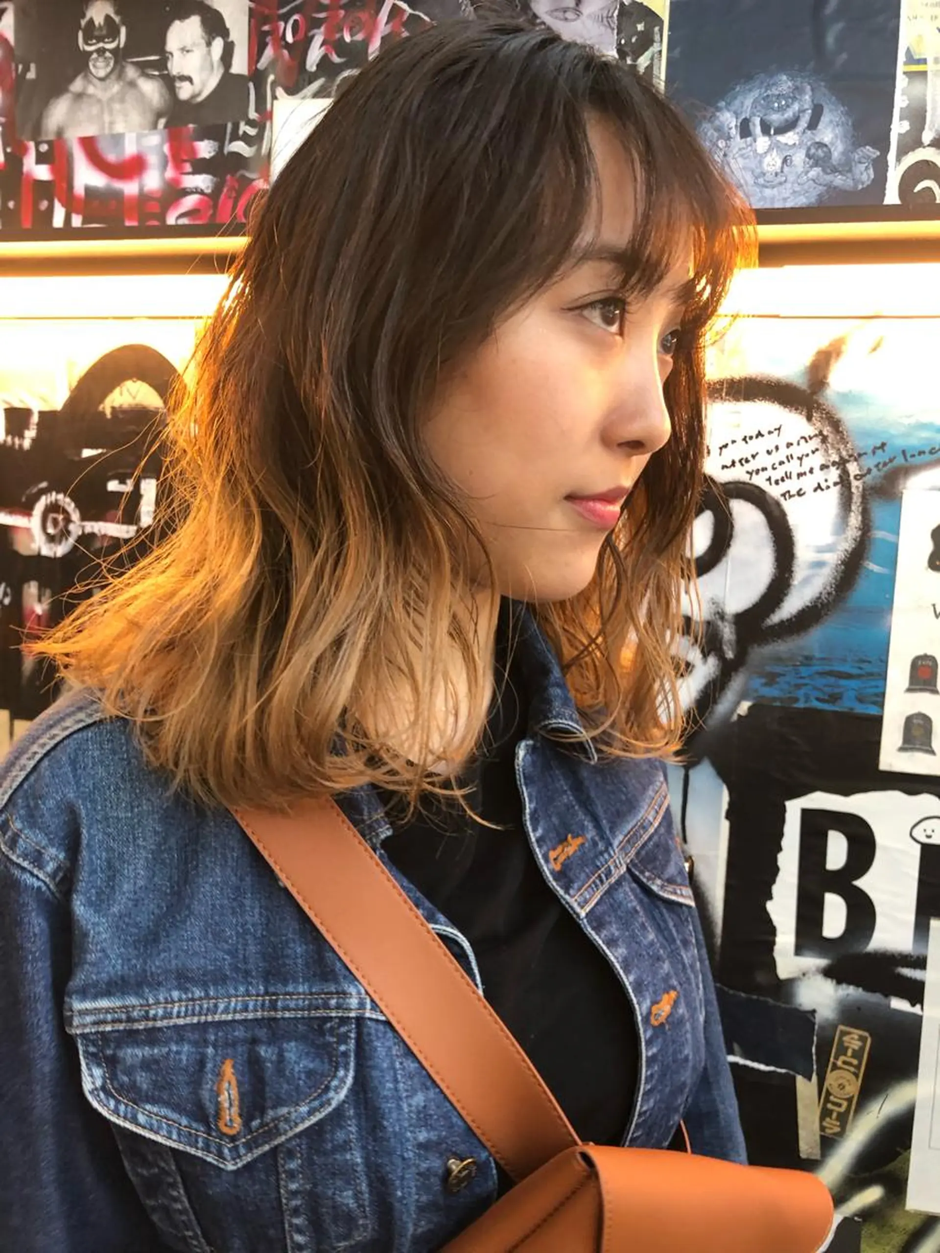 ミディアム カラー eri kinjoのヘアスタイル