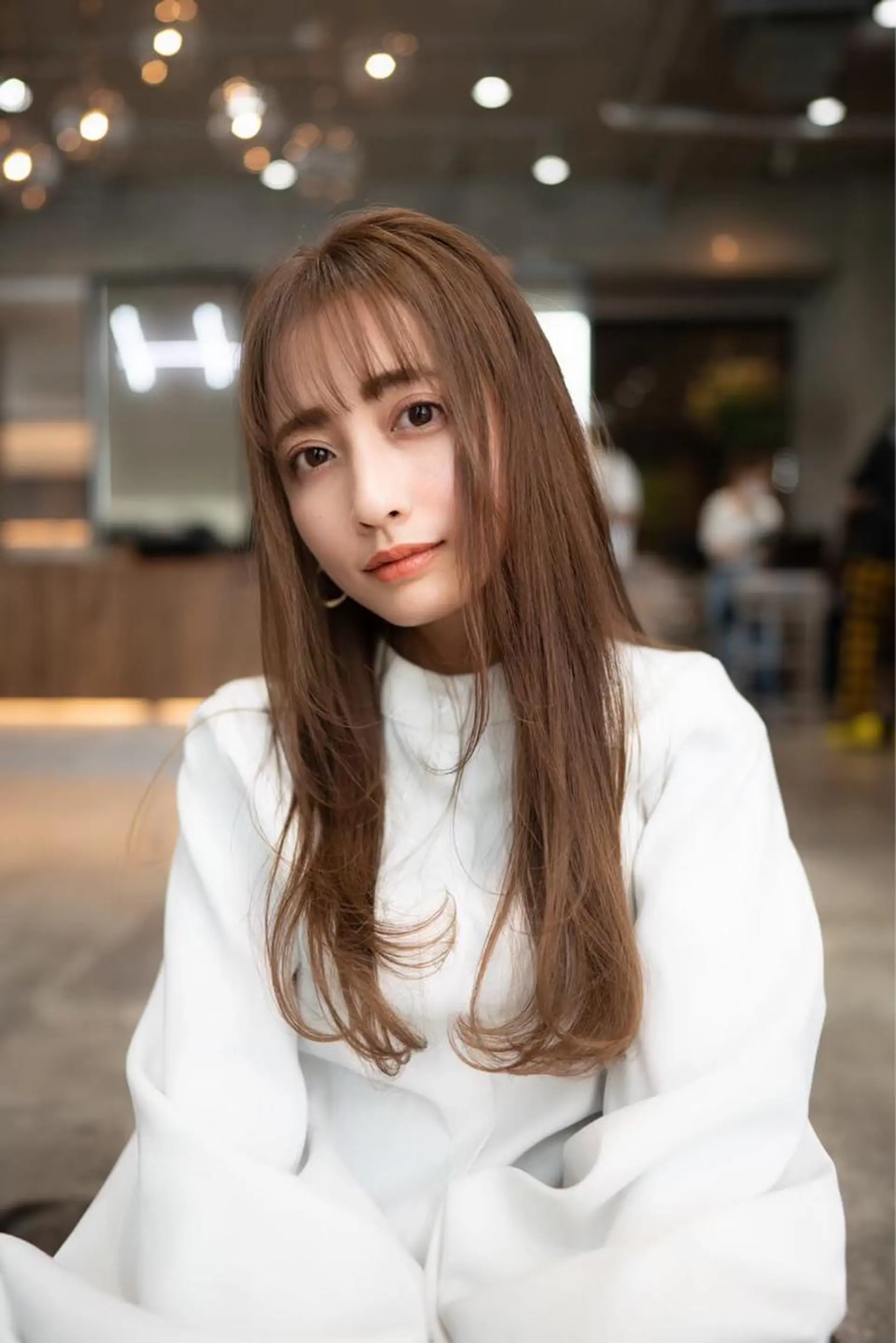 ミディアム カラー 韓国ヘア 店長NEGIのヘアスタイル