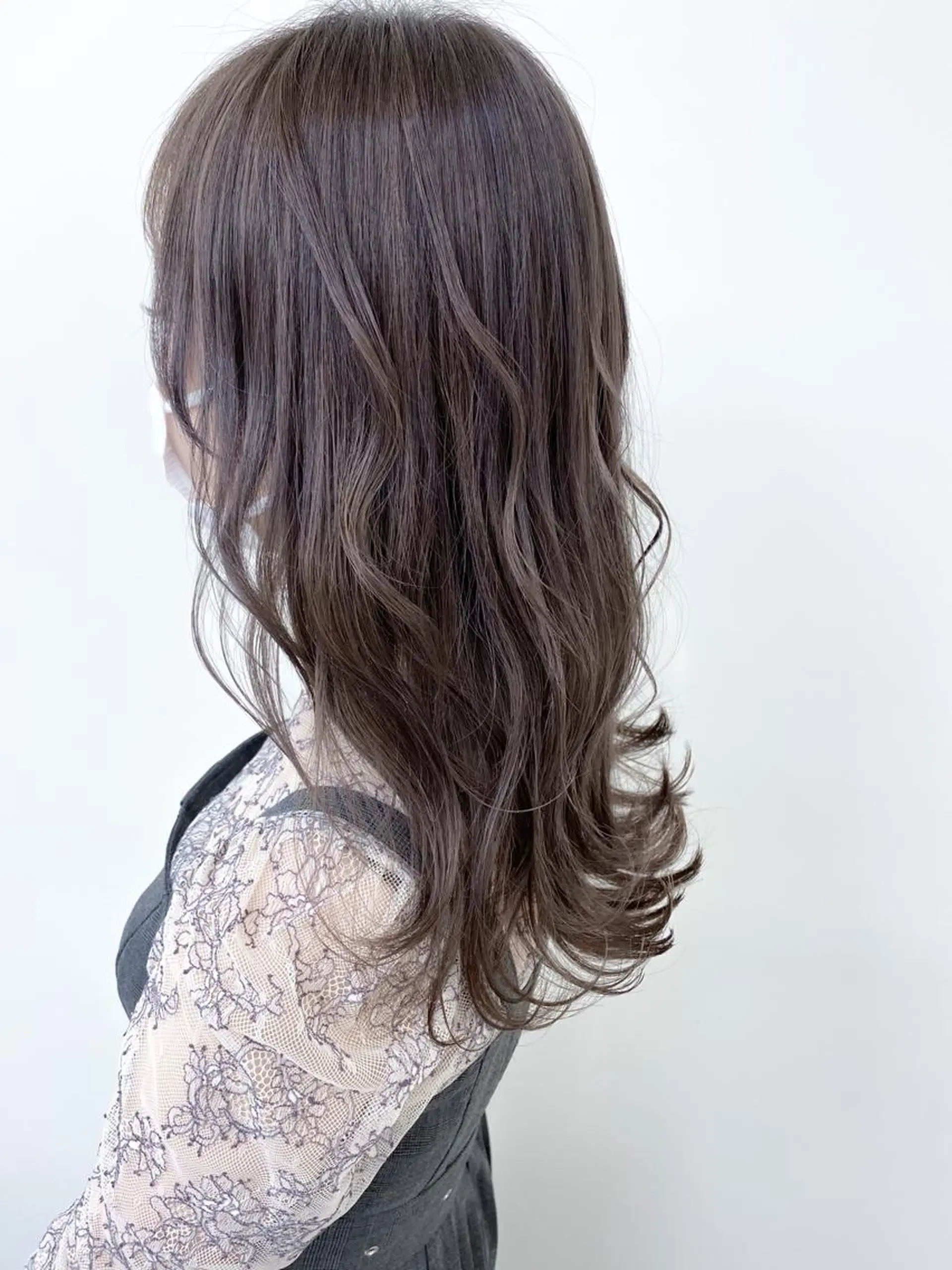 セミロング カラー グレージュ カット ヘアカラー トリートメント 丹羽 隼人/髪質改善 /韓国ヘア🇰🇷のヘアスタイル