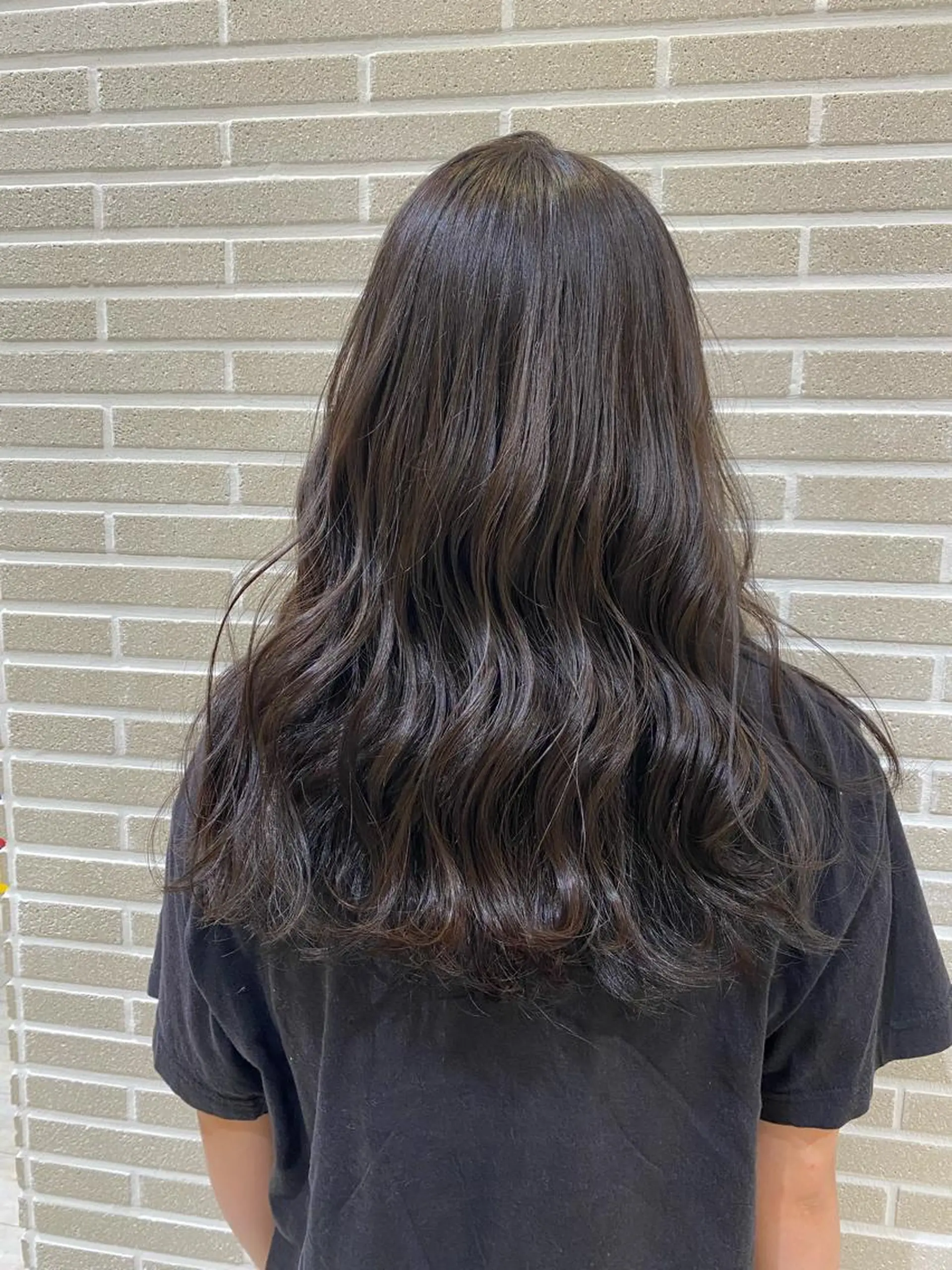 ロング カット ヘアカラー トリートメント 植田 菜月のヘアスタイル