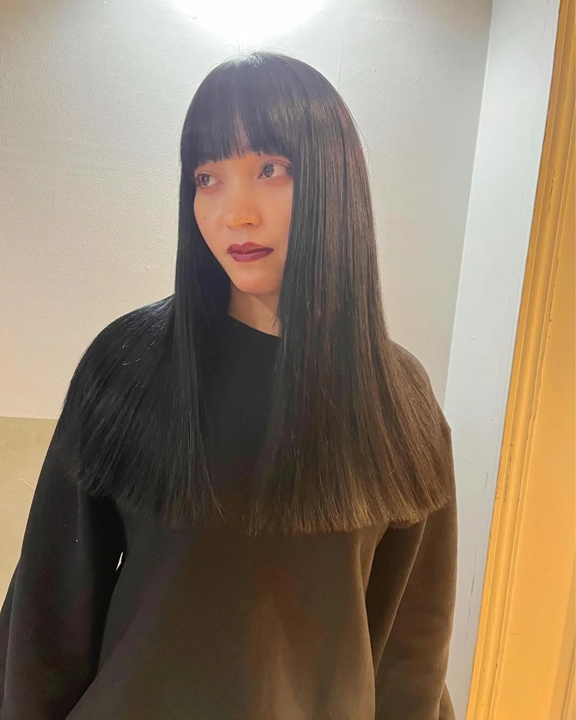 ミディアム カラー シールエクステ ブリーチ ハイトーンカラー インナーカラー ボブ 松尾太樹 【pia】福岡美容室のヘアスタイル