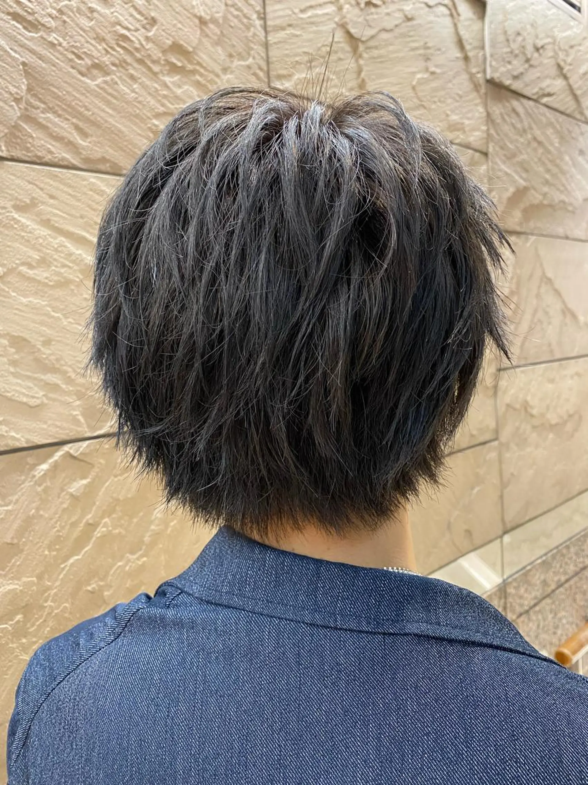 カラー ベージュカラー ダークグレー ダークグレージュ グレージュ YOHEI【メンズ/ パーマ/メンズ特化】のヘアスタイル