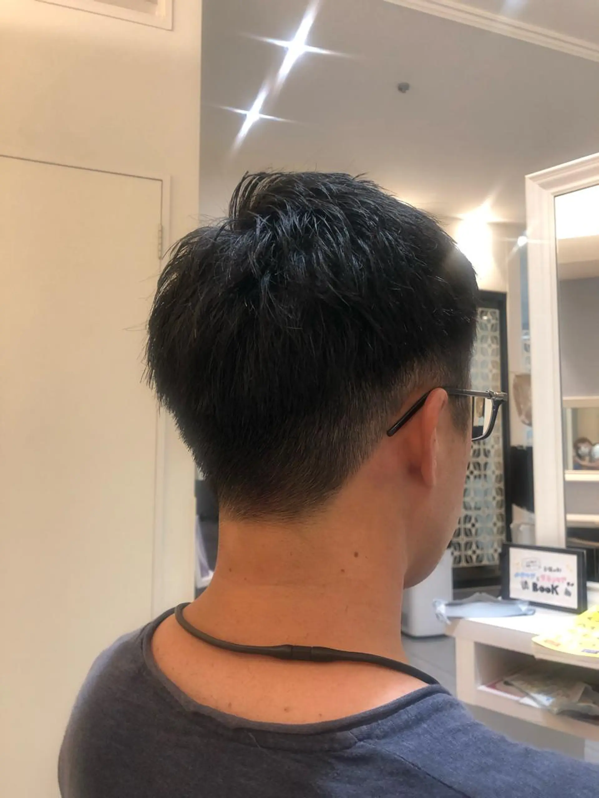 メンズ コテ巻きパーマ 阪上 沙織のヘアスタイル