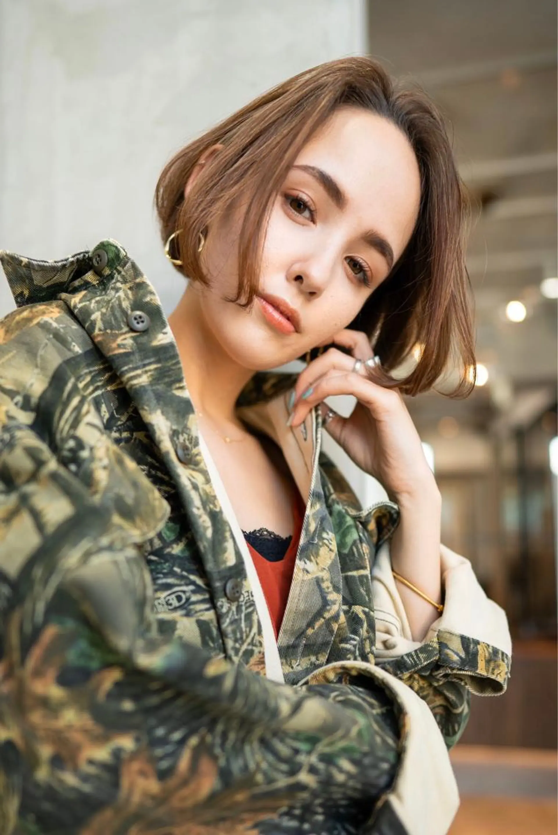 ショート カラー カット ヘアカラー トリートメント 🉐レイヤー/塩見 弘樹🉐渋谷のヘアスタイル