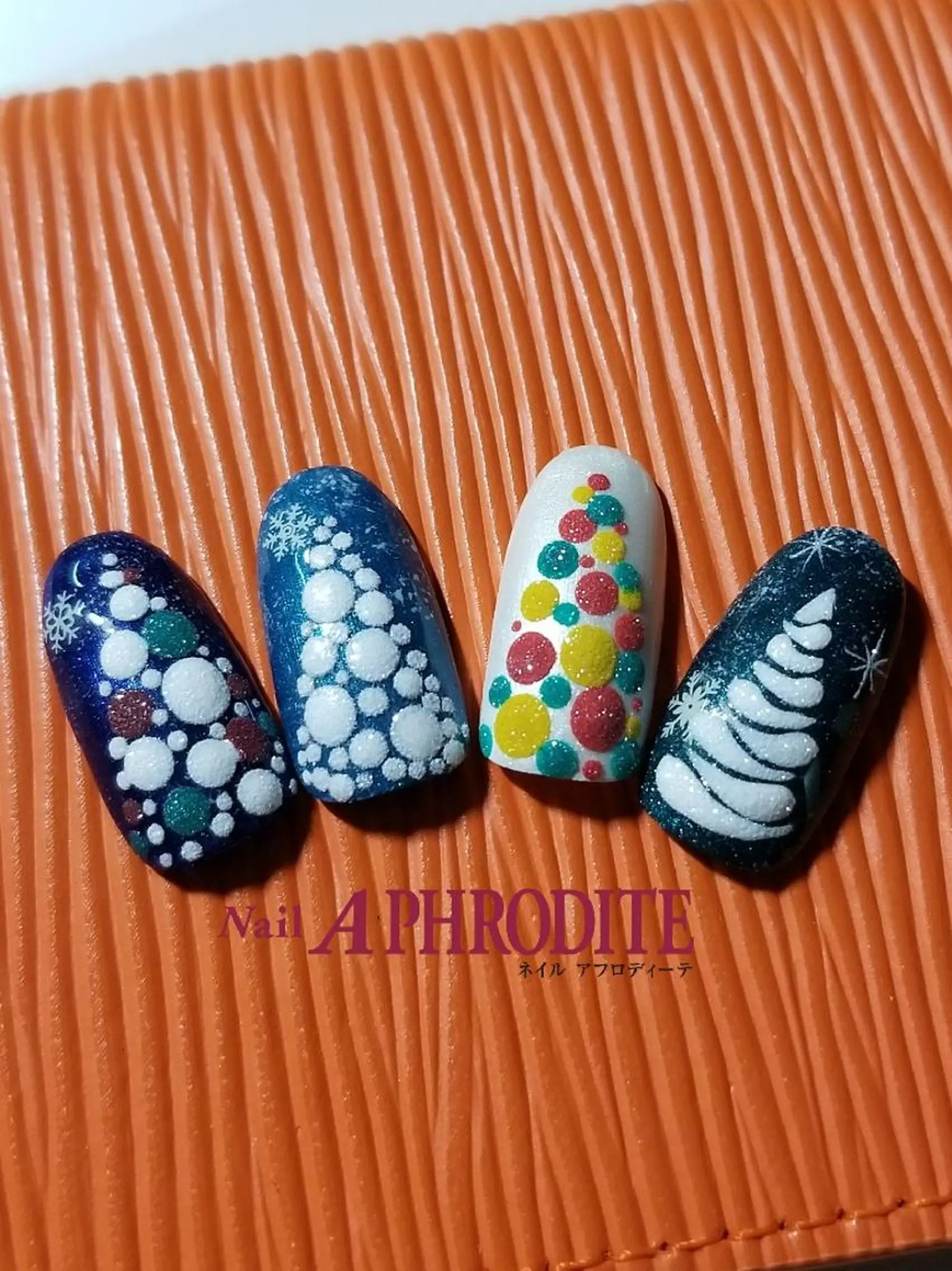 ネイル 冬ネイル クリスマス Nail  Aphroditeのネイルデザイン