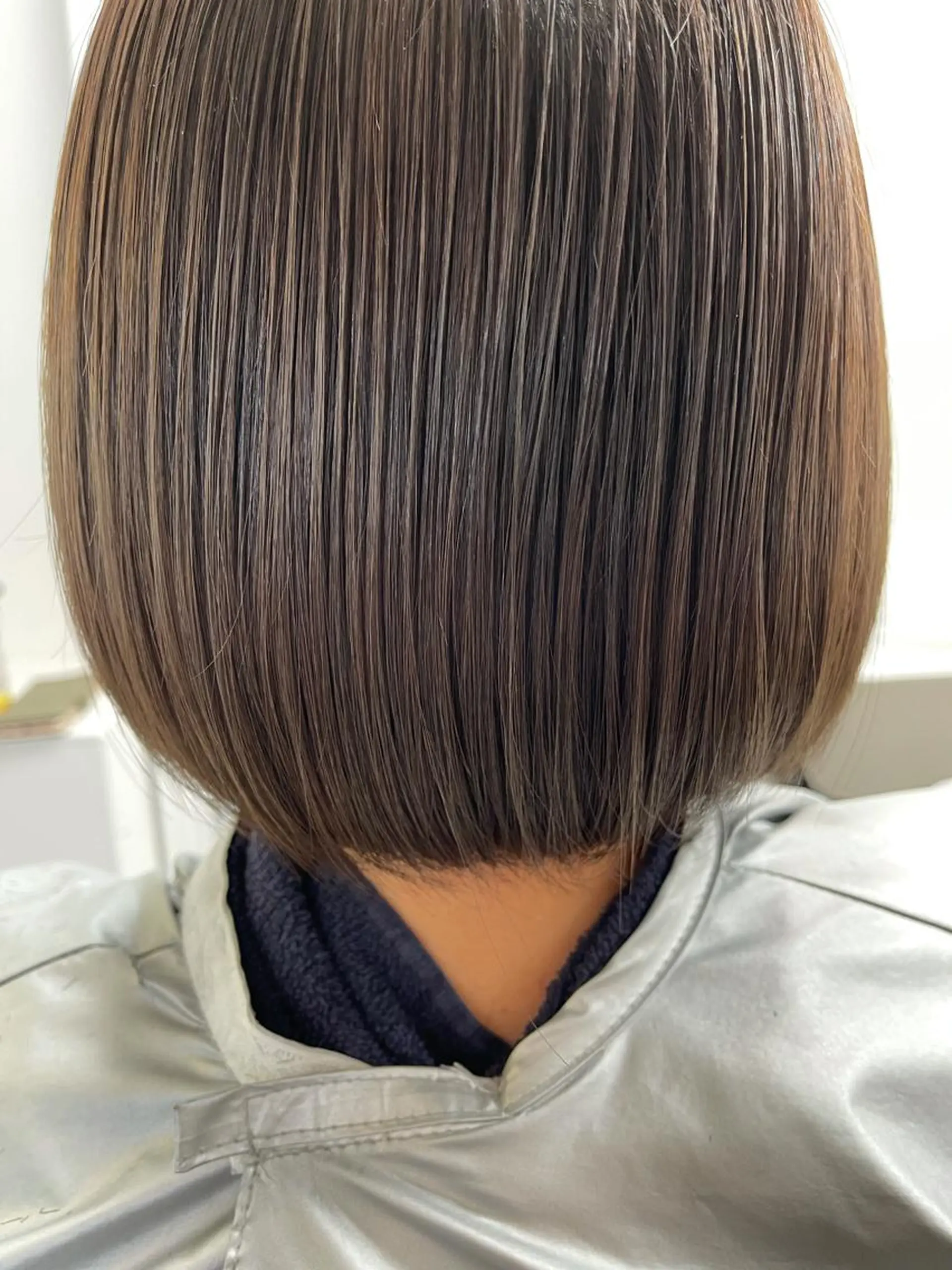 ショート 酸性ストレート カット 縮毛矯正 トリートメント 川崎 龍馬のヘアスタイル