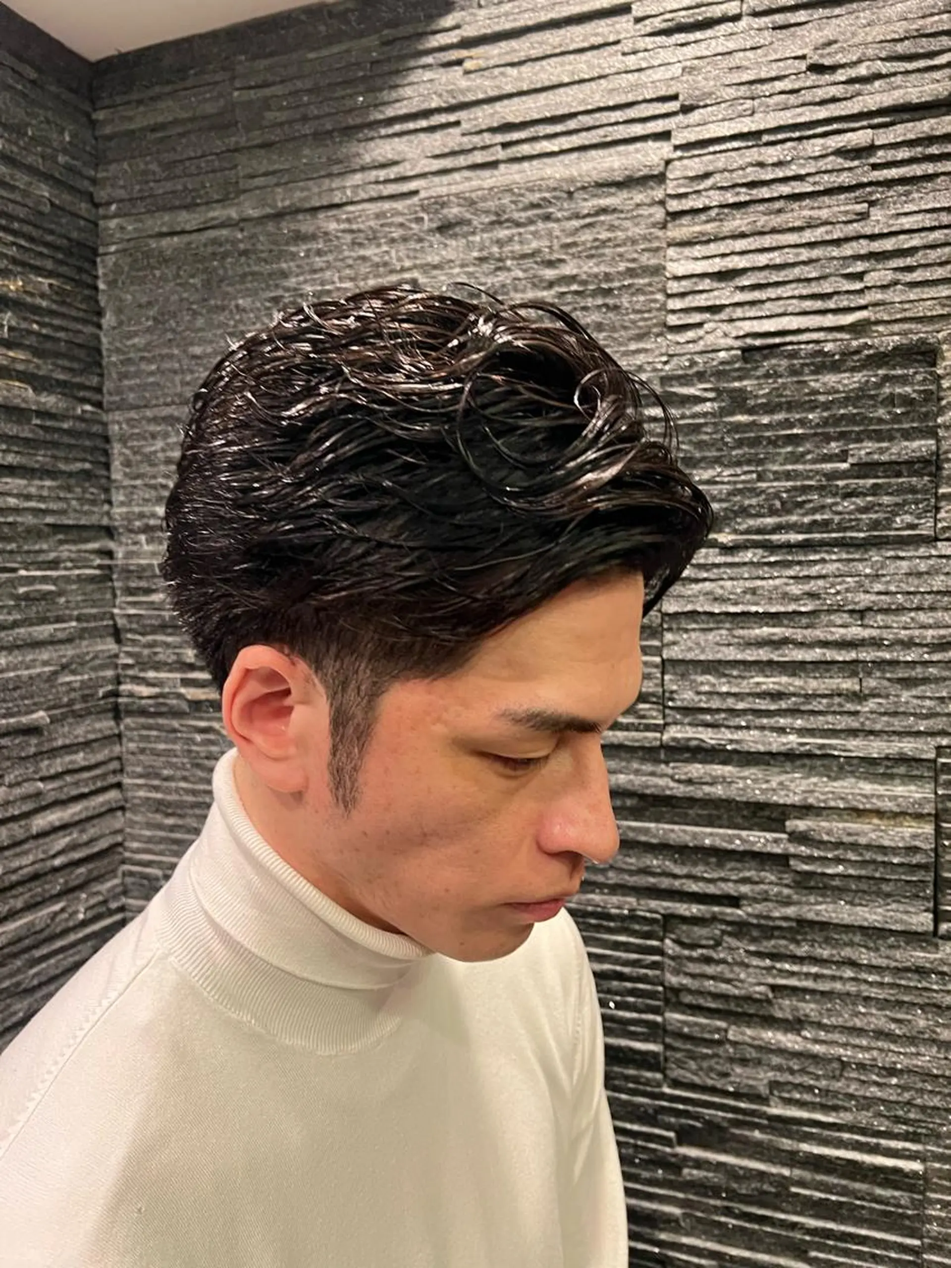 パーマ メンズ 圓子 快のヘアスタイル