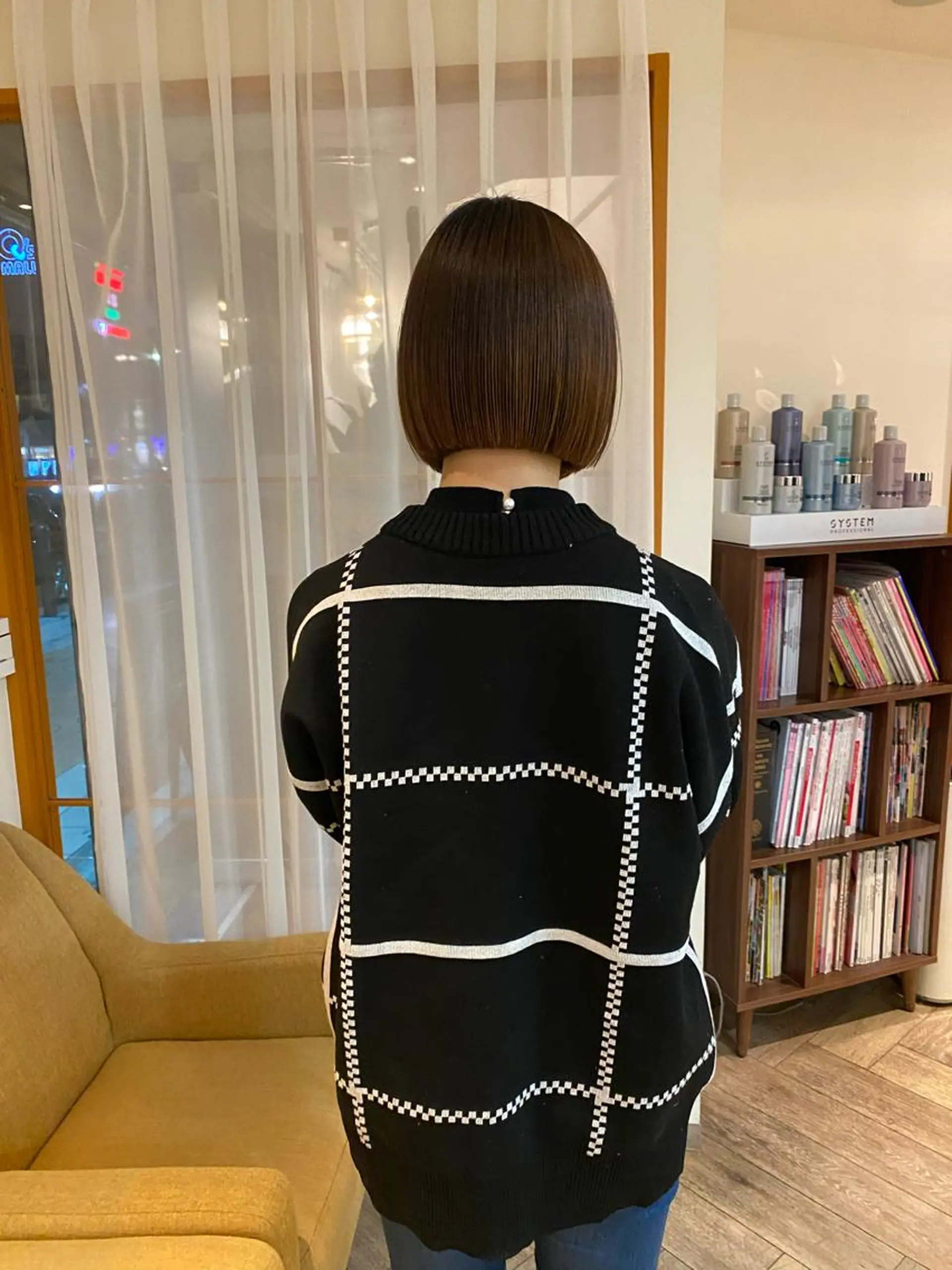 ミディアム 福島 立也のヘアスタイル