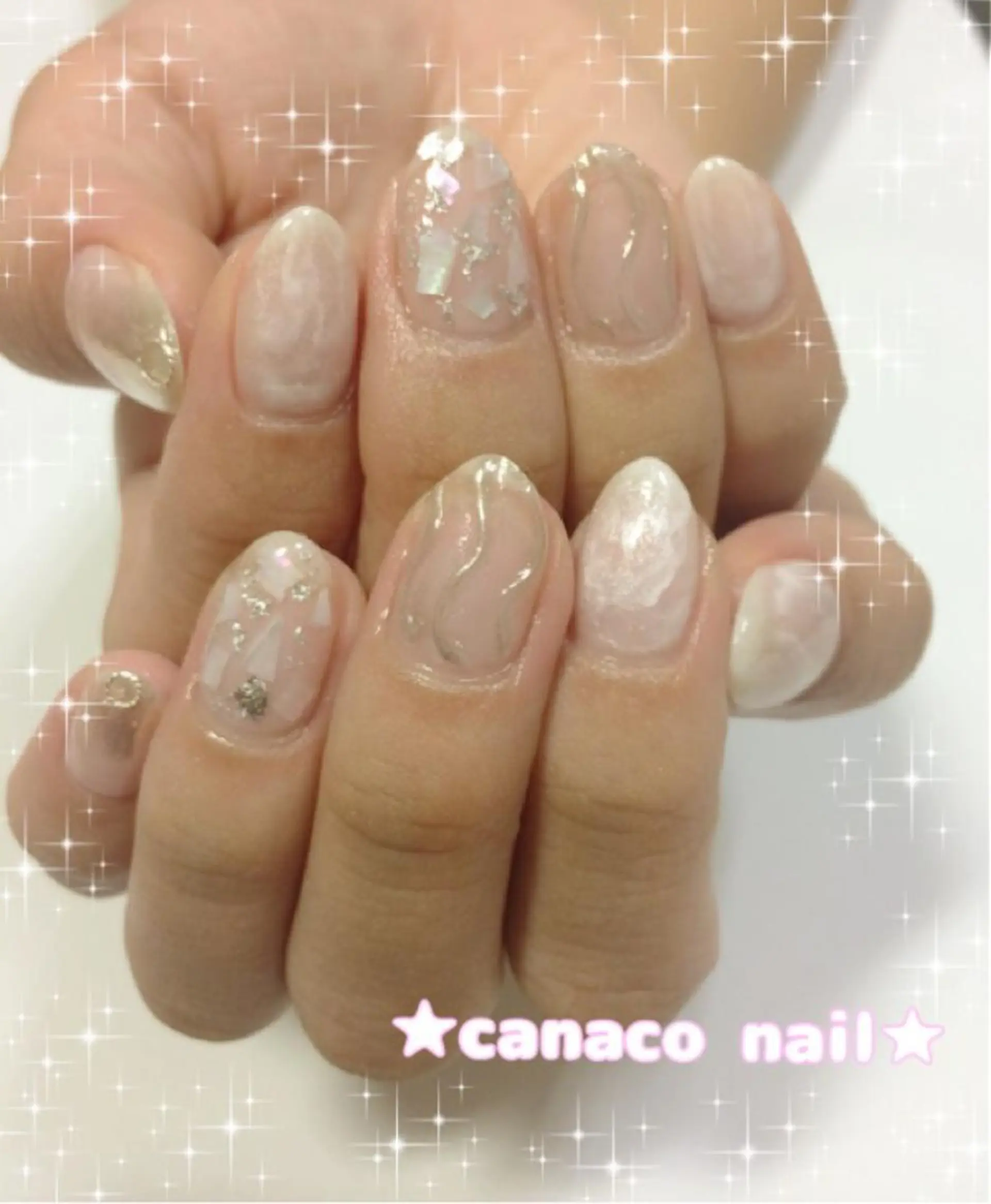 ネイル ハンドネイル ハンドケア ベテランネイル cnc  nailのネイルデザイン