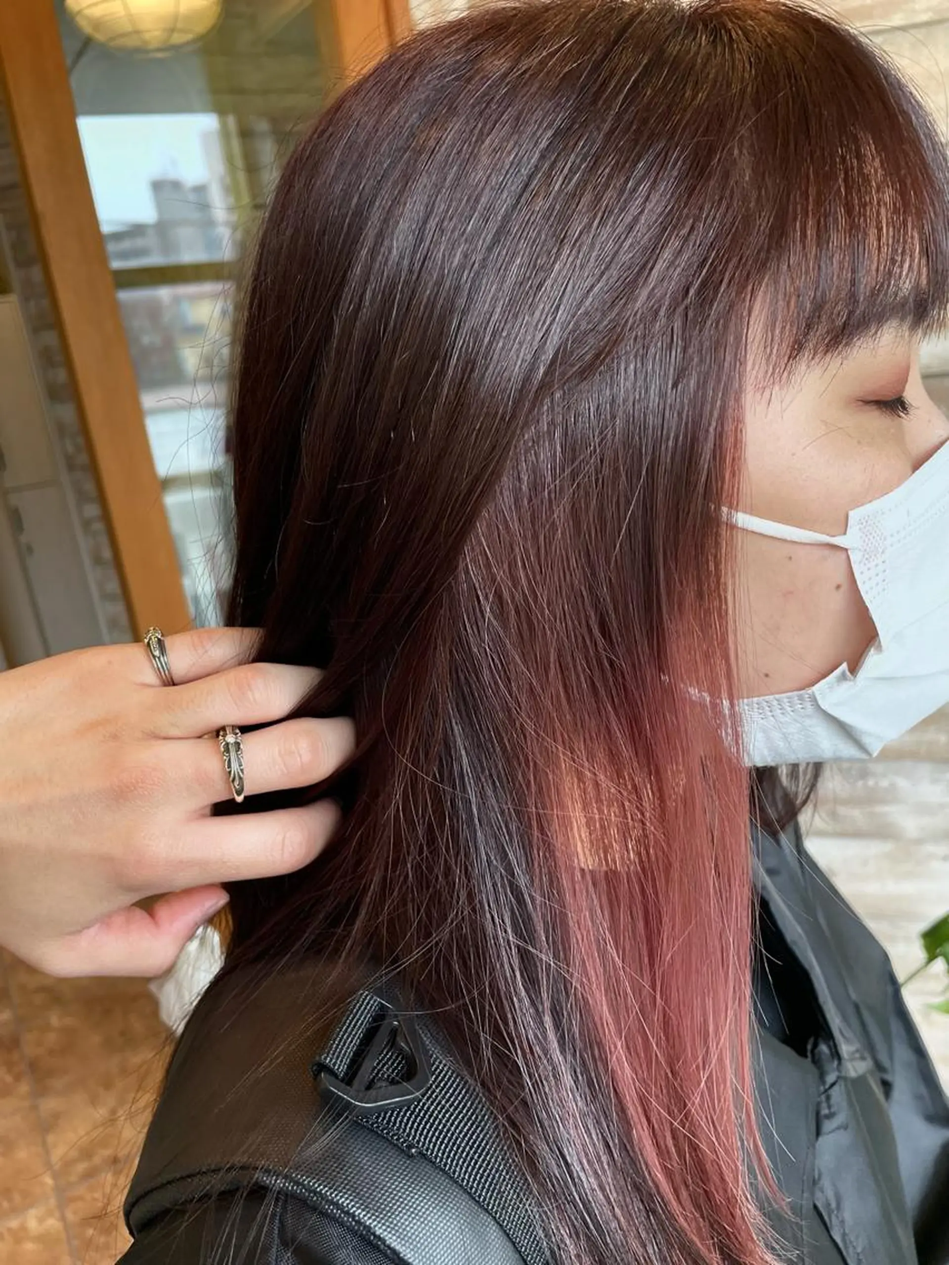 セミロング カラー †山尾 大輝†のヘアスタイル