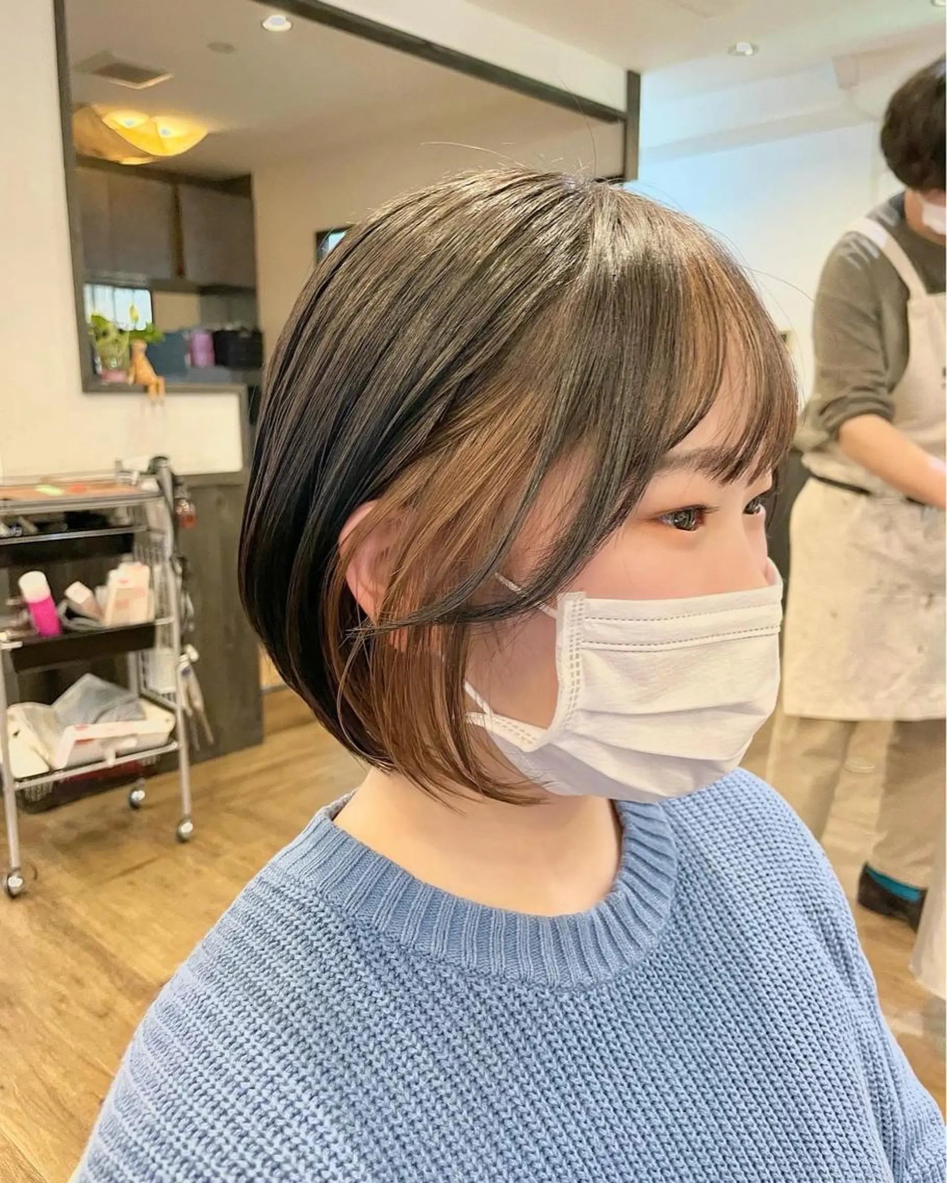 ショート カラー カット ヘアカラー トリートメント limit陽平 ショート/ボブのヘアスタイル