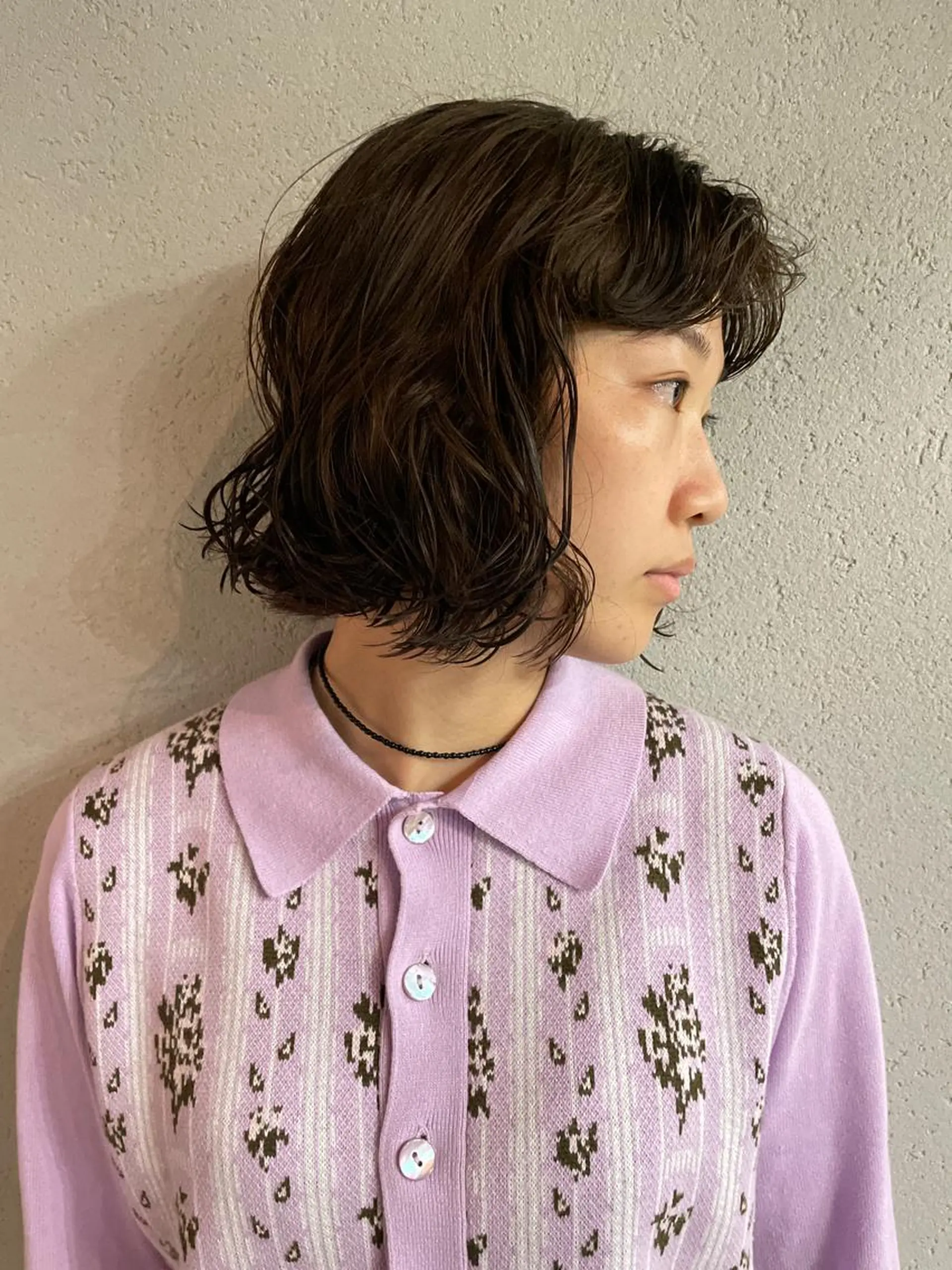 ミディアム パーマ メンズ カット パーマ 吉田一輝 外国人パーマのヘアスタイル