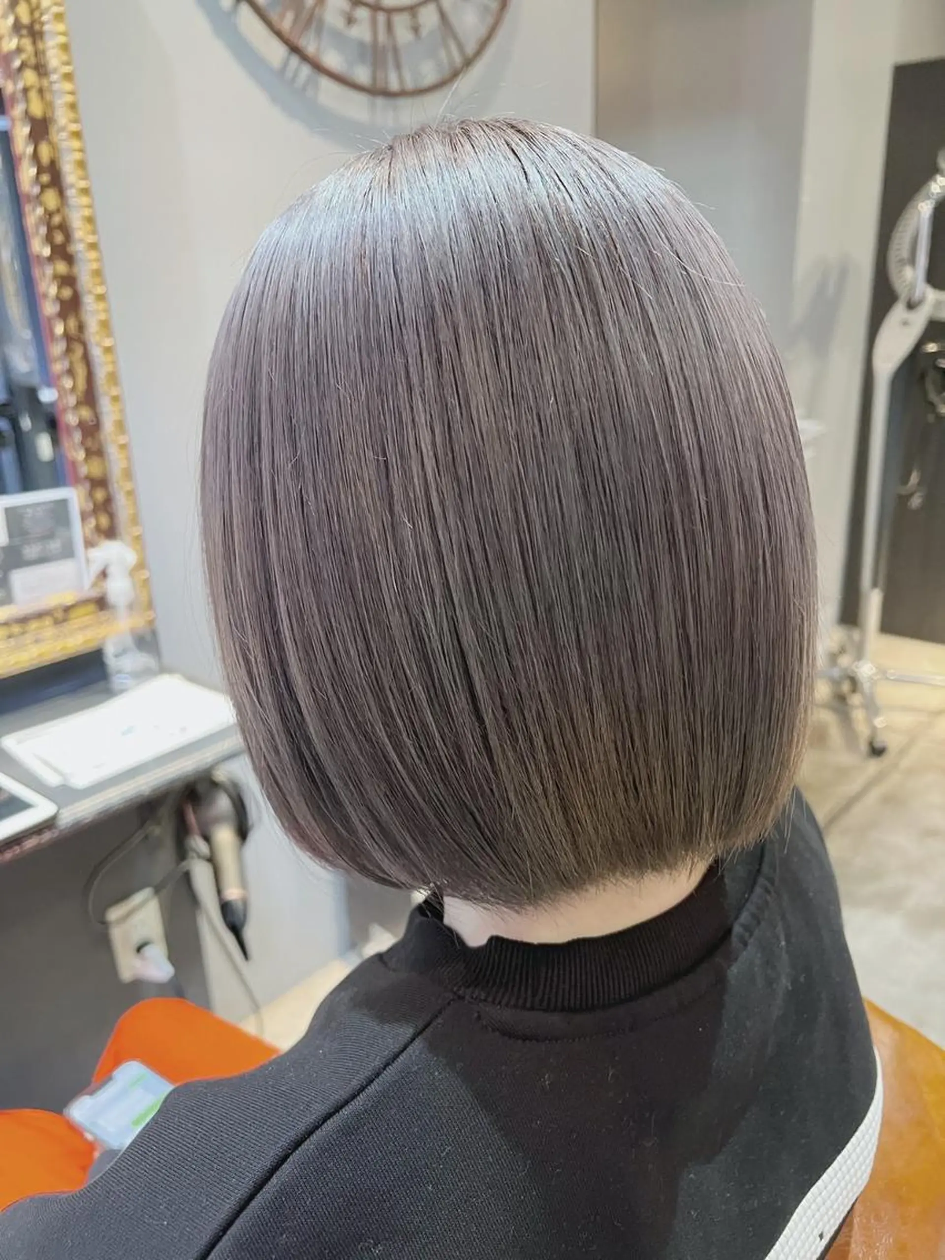 ミディアム カラー パーマ ヘアアレンジ ミディアムパーマ バレイヤージュ ブリーチ ケアブリーチ デザインカラー 縮毛矯正 【N°deseo】 吉祥寺のヘアスタイル
