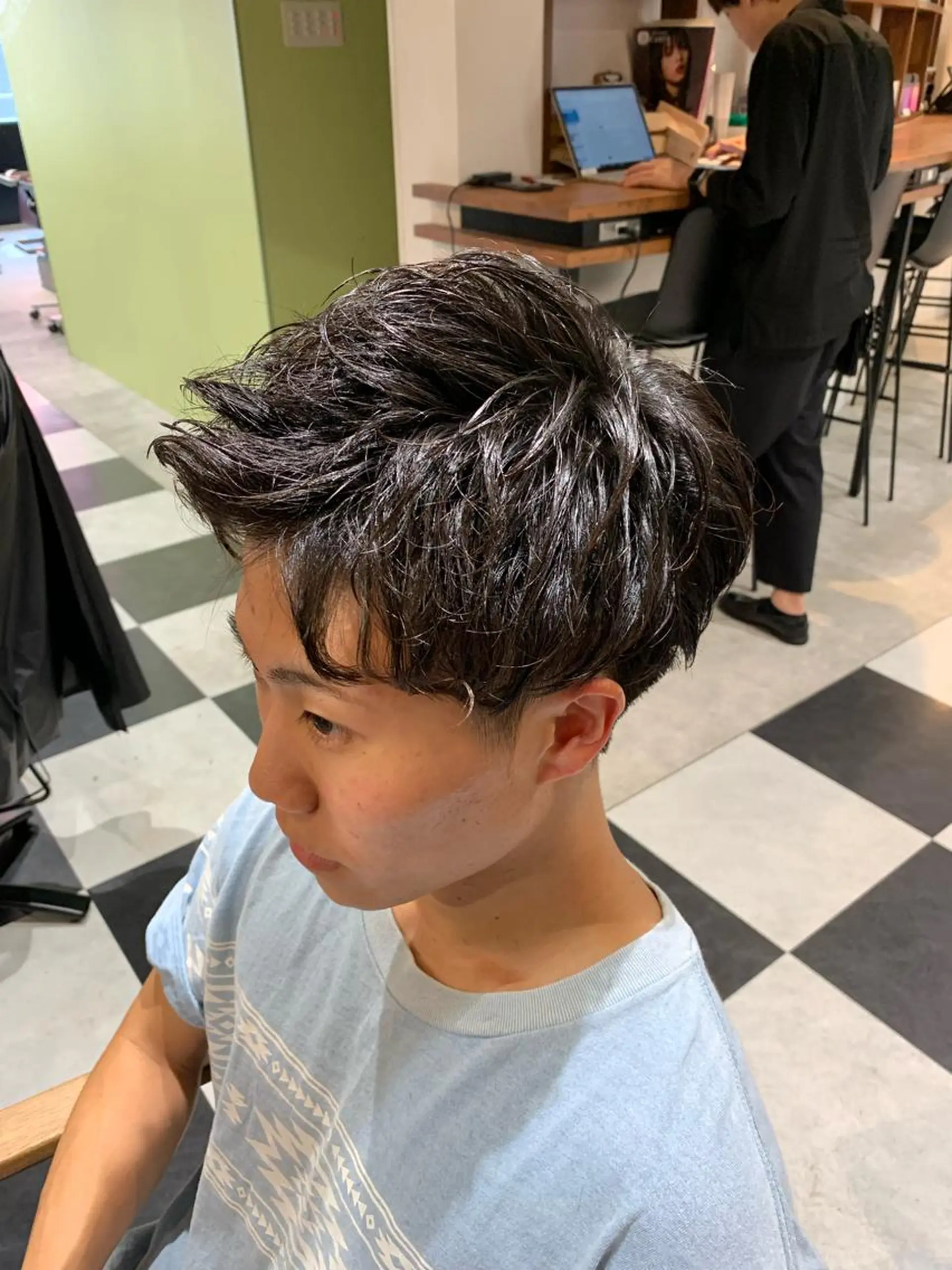 ショート メンズ 坪井 彰吾のヘアスタイル