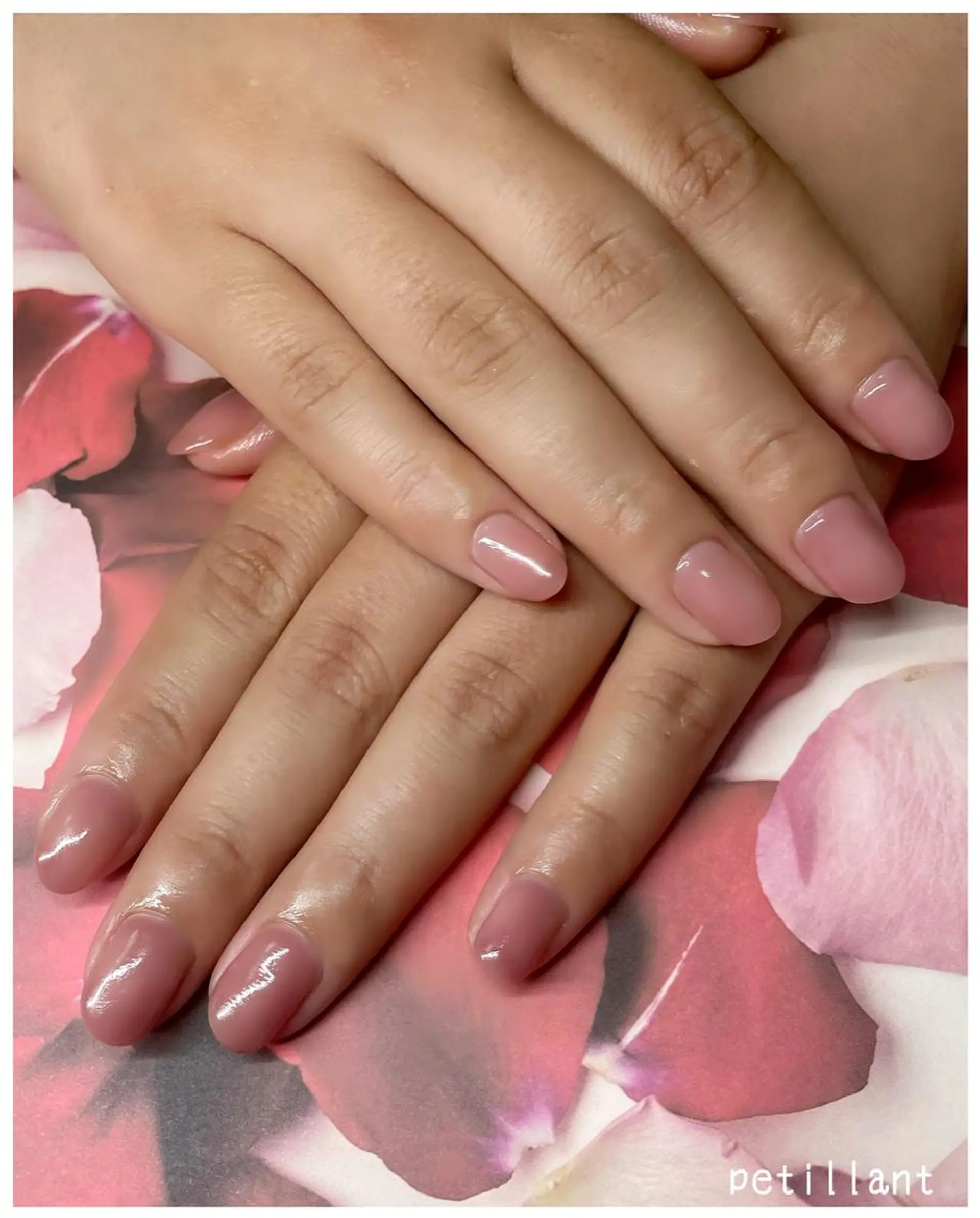 ネイル オフィスネイル ピンク nail salon petillantのネイルデザイン