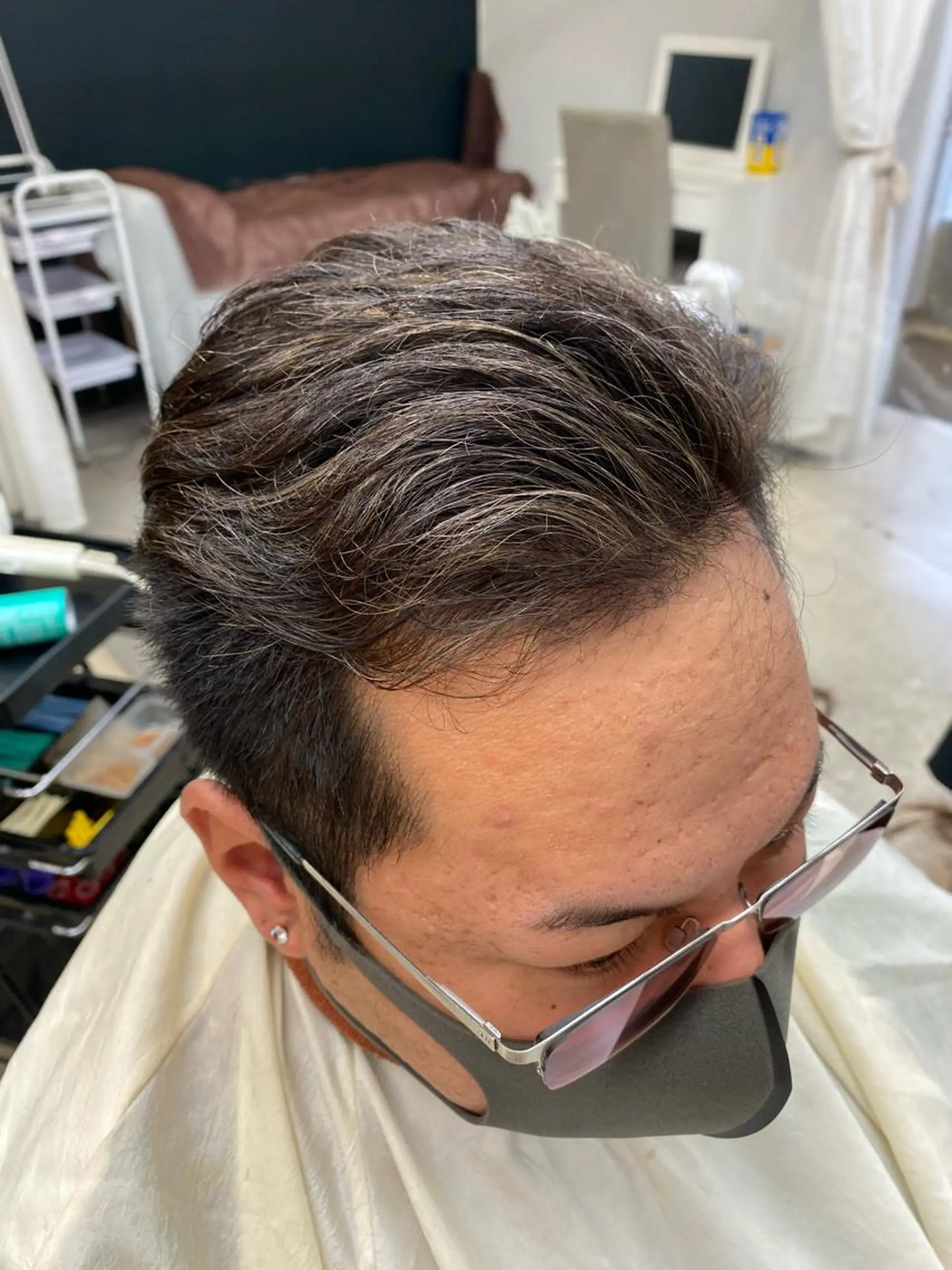 ショート メンズ メンズハイライト ハイライト 産休の為お休みです! 小島凜のヘアスタイル