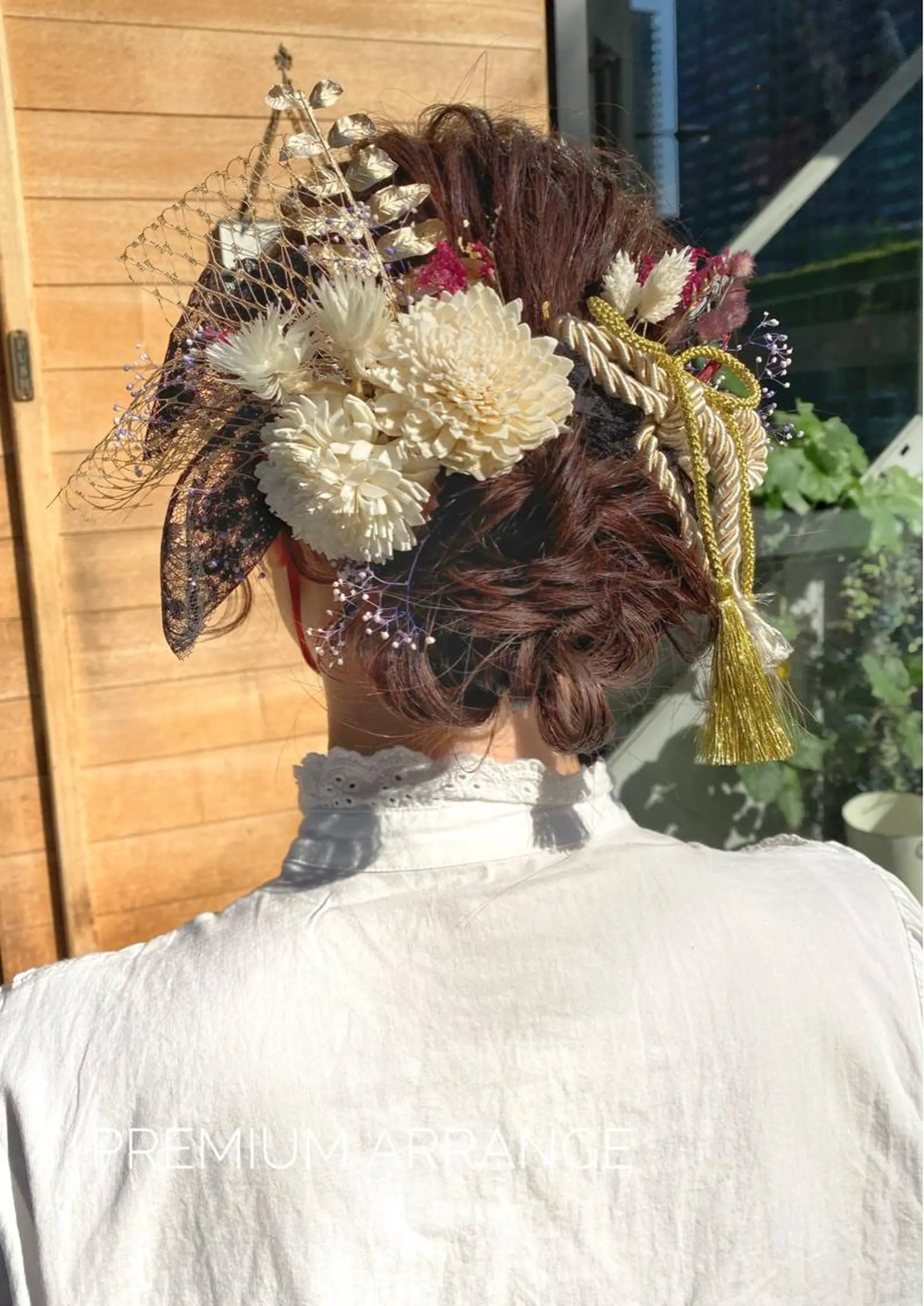 ロング カラー ヘアアレンジ ブリーチ ケアブリーチ ハイトーンカラー 髪質改善 ヨシンモリ YUKA🐻‍❄️ 🎀当日予約ok/のヘアスタイル