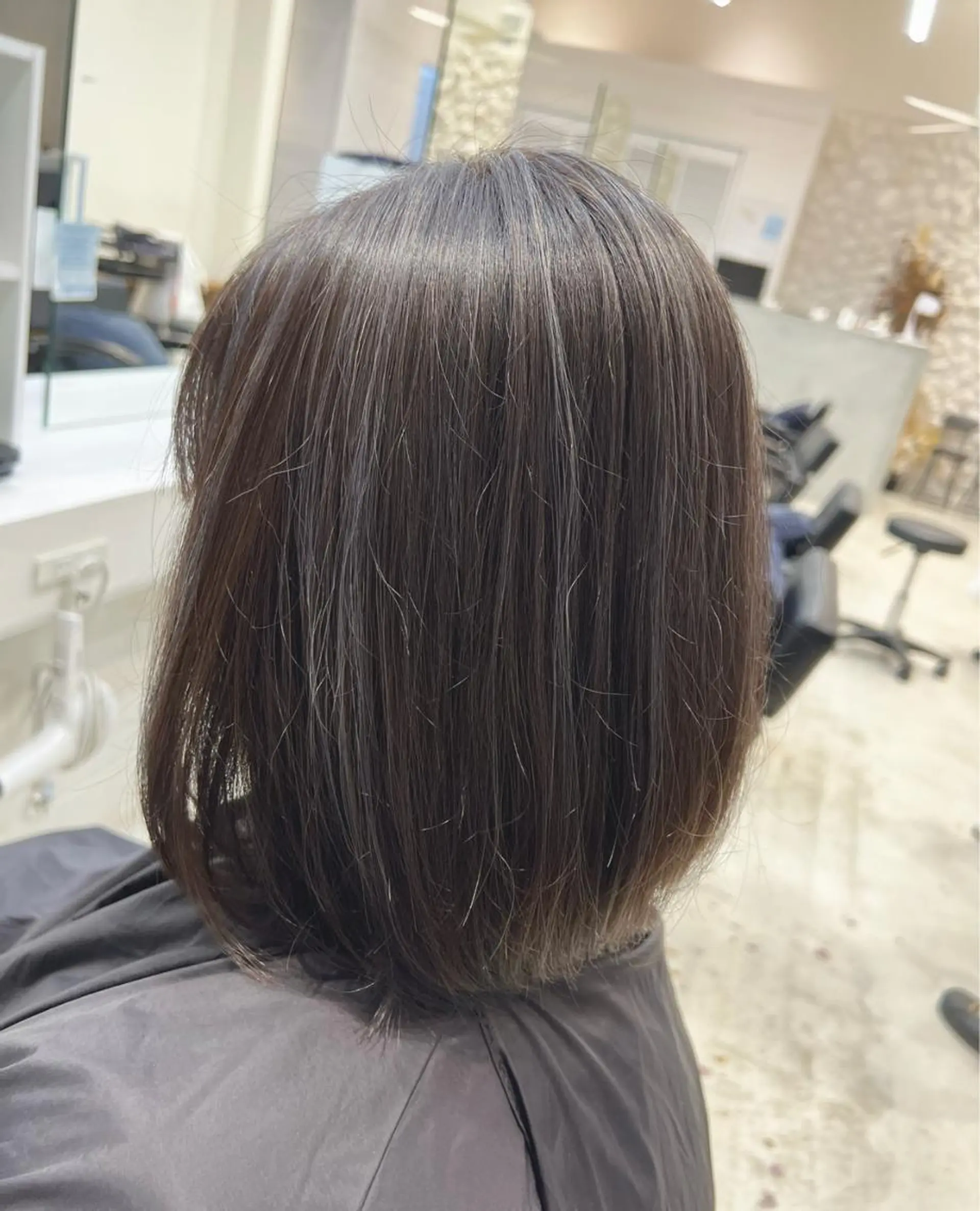 ミディアム Miloc那覇店 Ainoのヘアスタイル