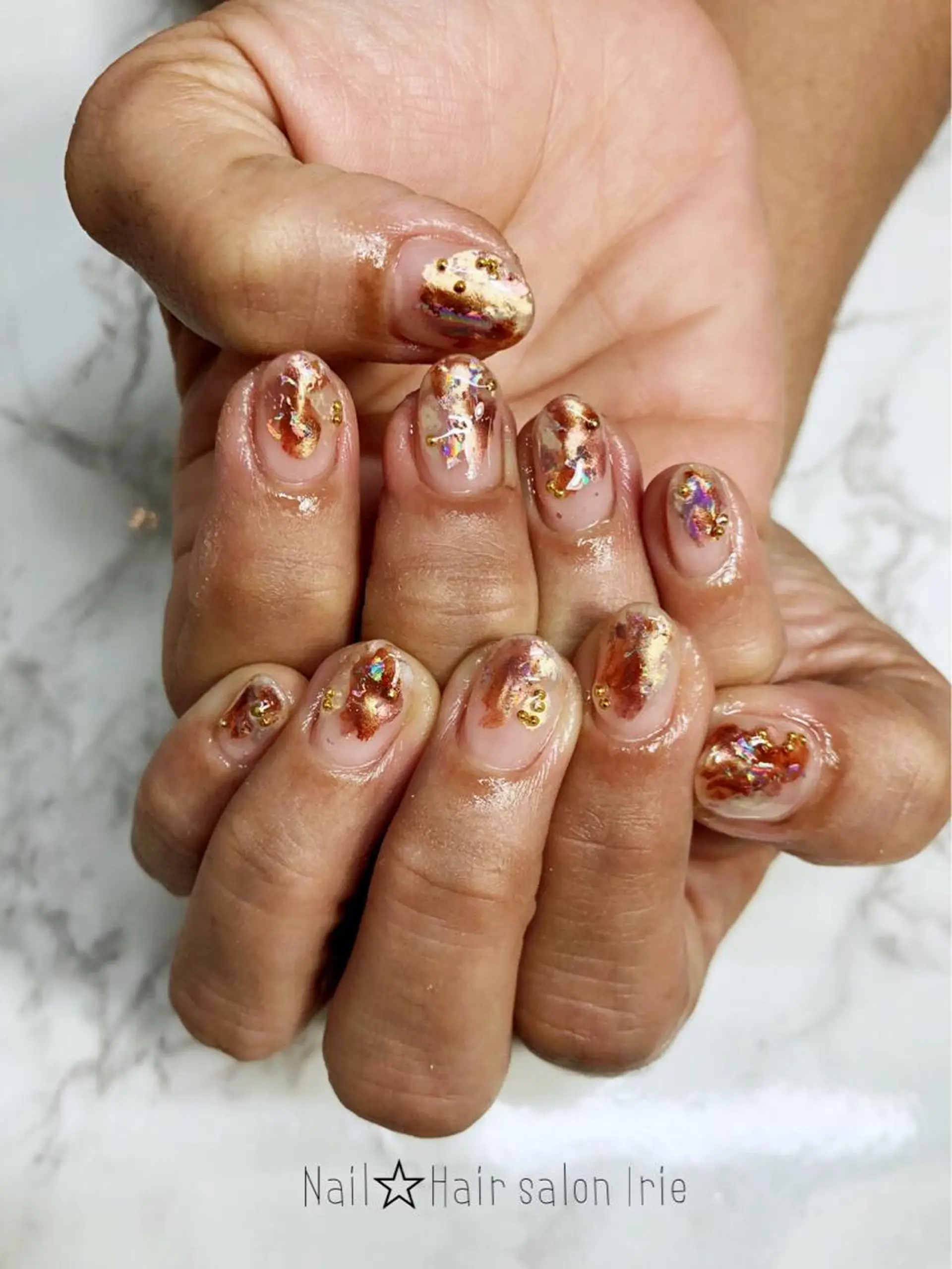 ネイル ハンドネイル Hair salon Irie所属・與儀 知佳のネイルデザイン