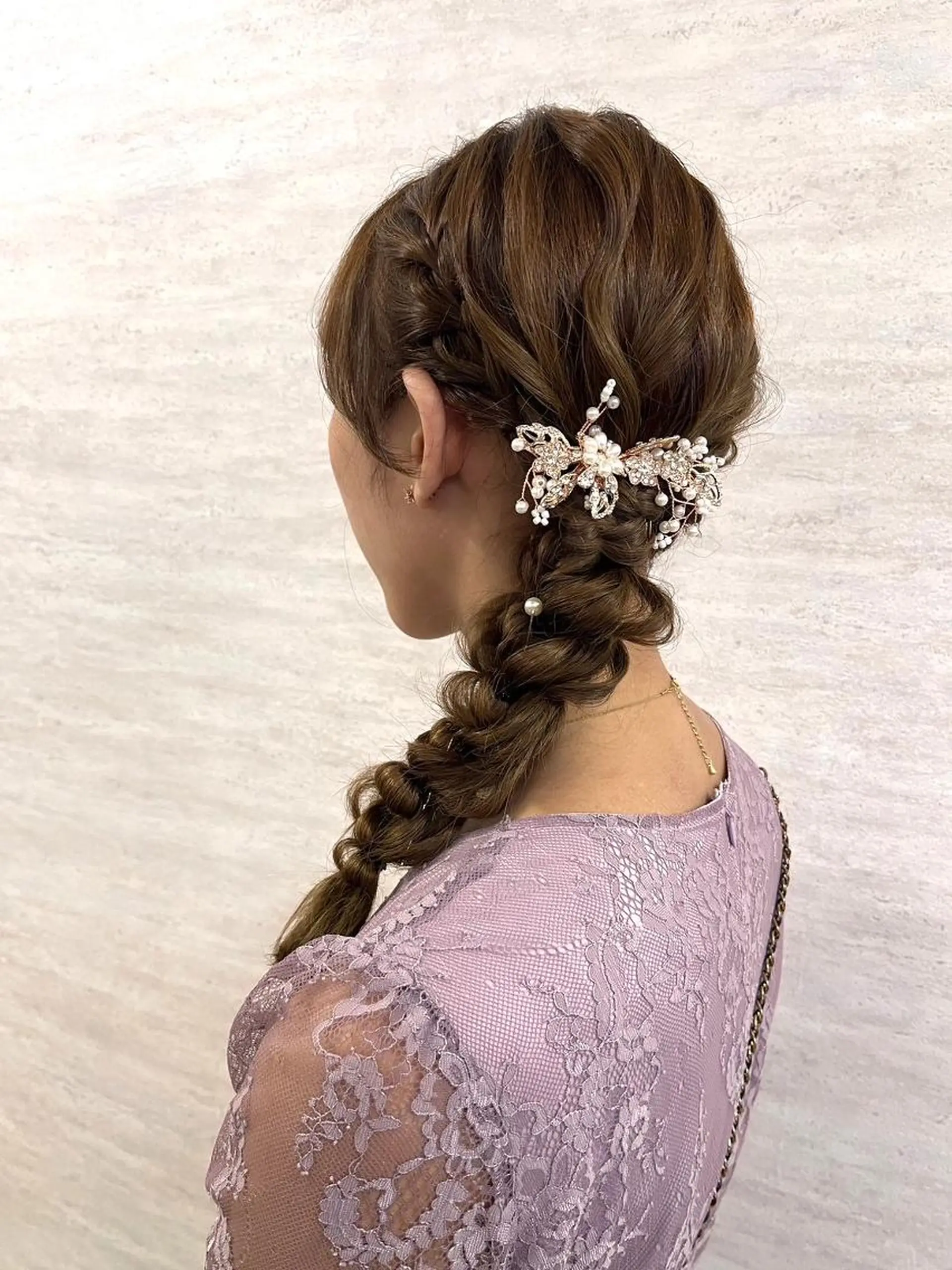 ヘアアレンジ 結婚式・ブライダル 鈴木 芽香のマツエク・マツパデザイン