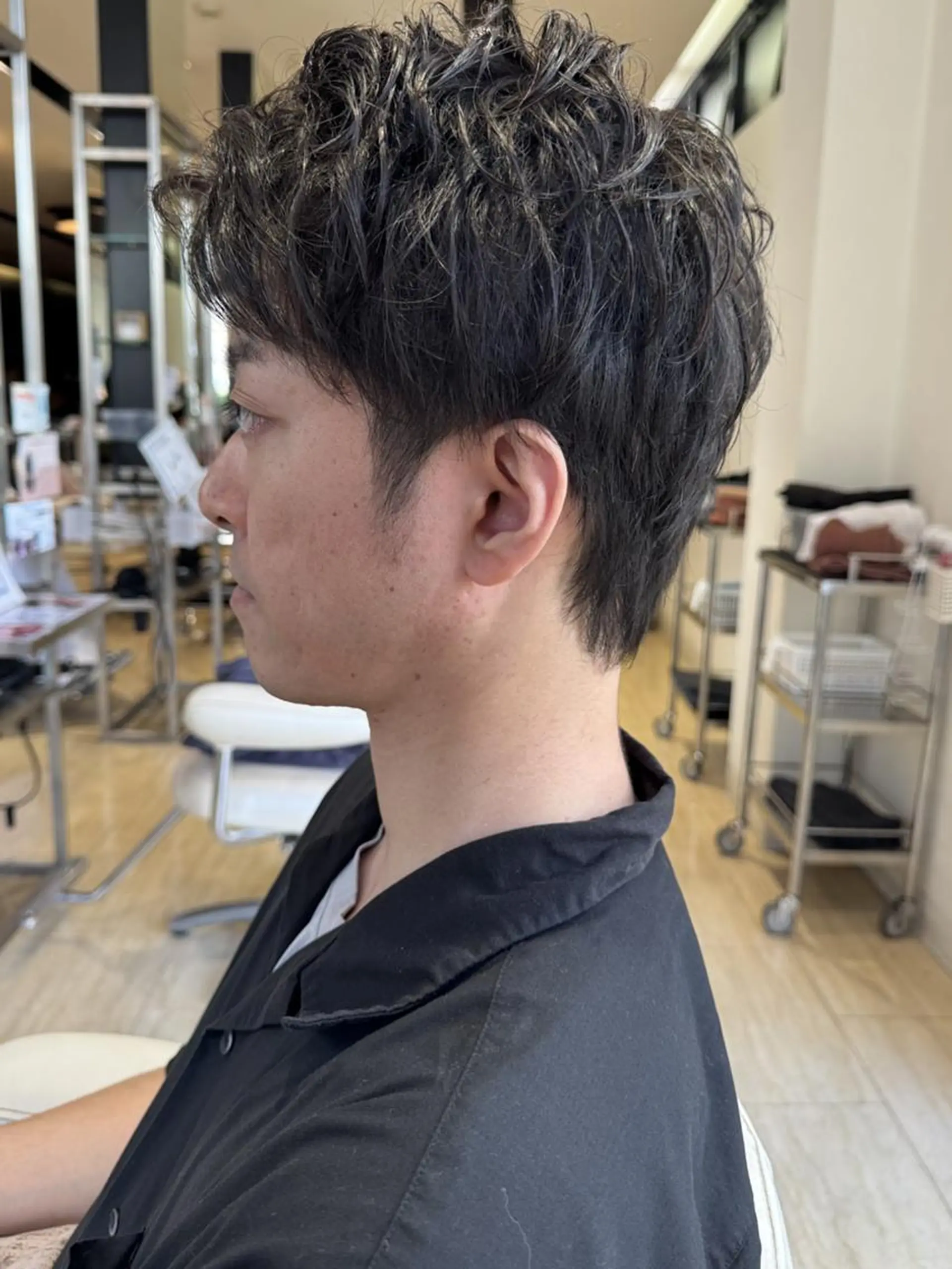ショート ショートボブ ボブ ハイライト ショートヘア カット メンズ特化型美容師 ✂︎SHO✂︎のヘアスタイル