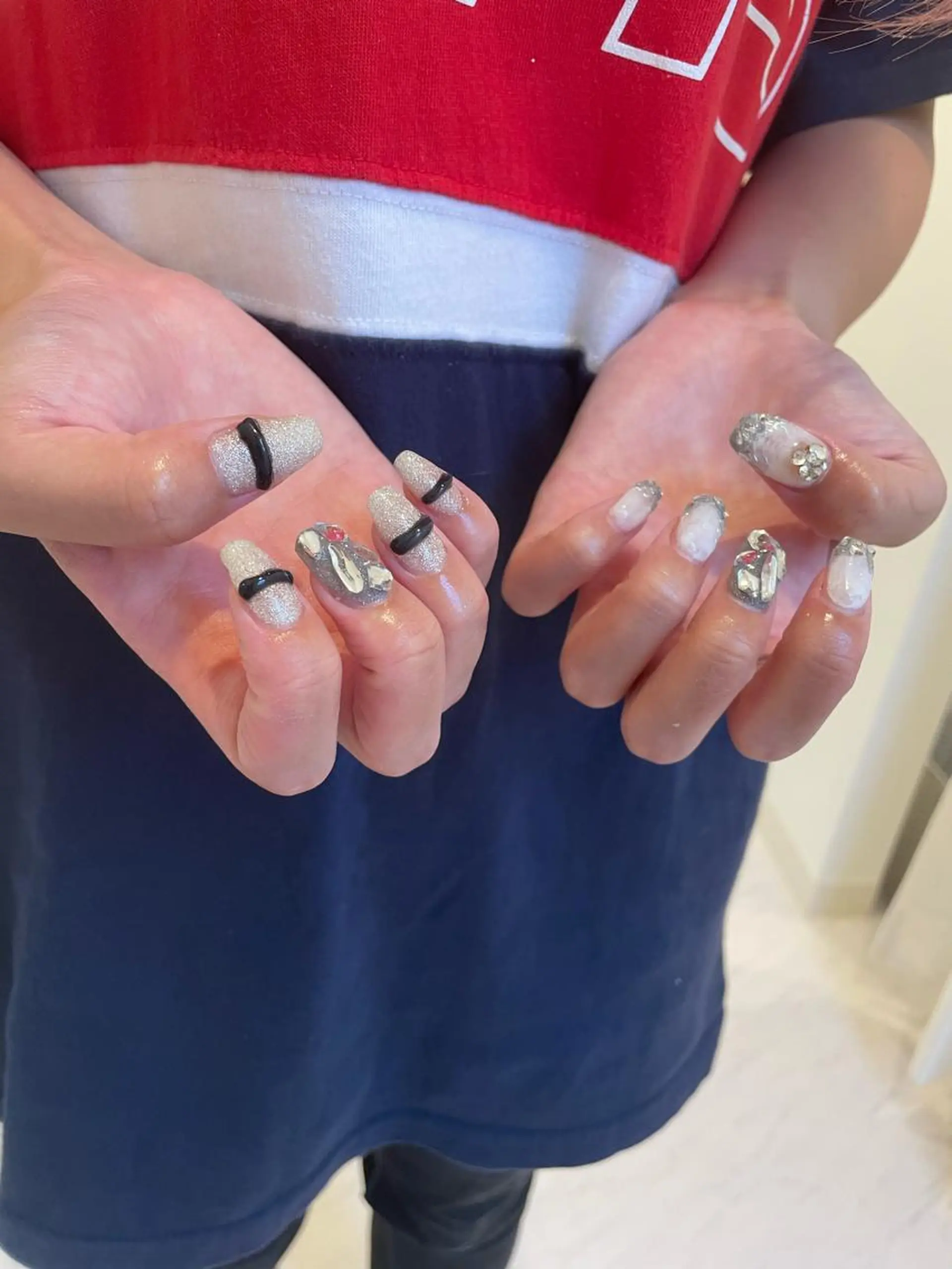 ネイル 束感まつ毛/ネイル/ LED♥KIRARAのマツエク・マツパデザイン