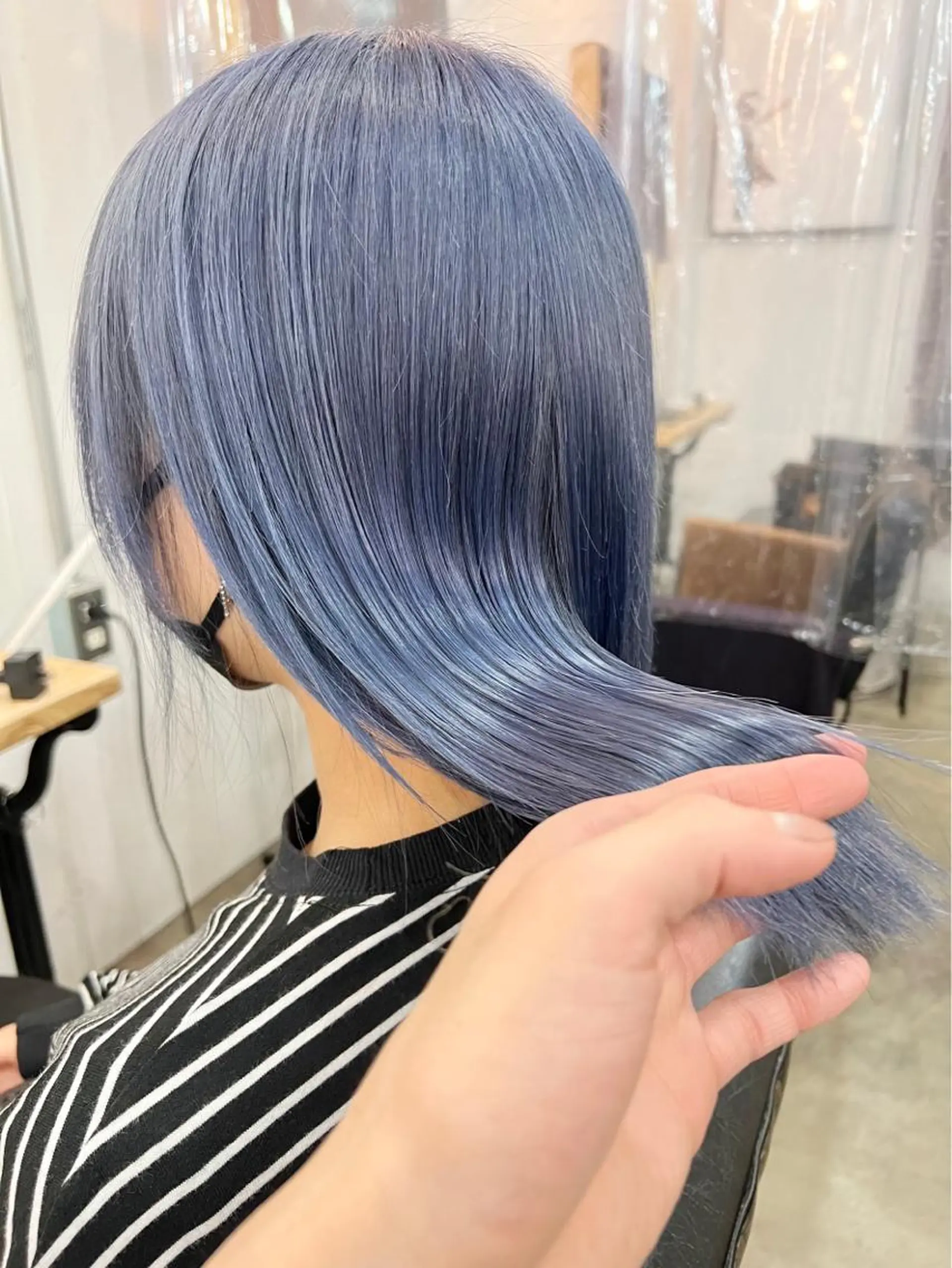 セミロング カット ヘアカラー トリートメント ヘアセット CARAT堺東 Aujua認定サロンのヘアスタイル