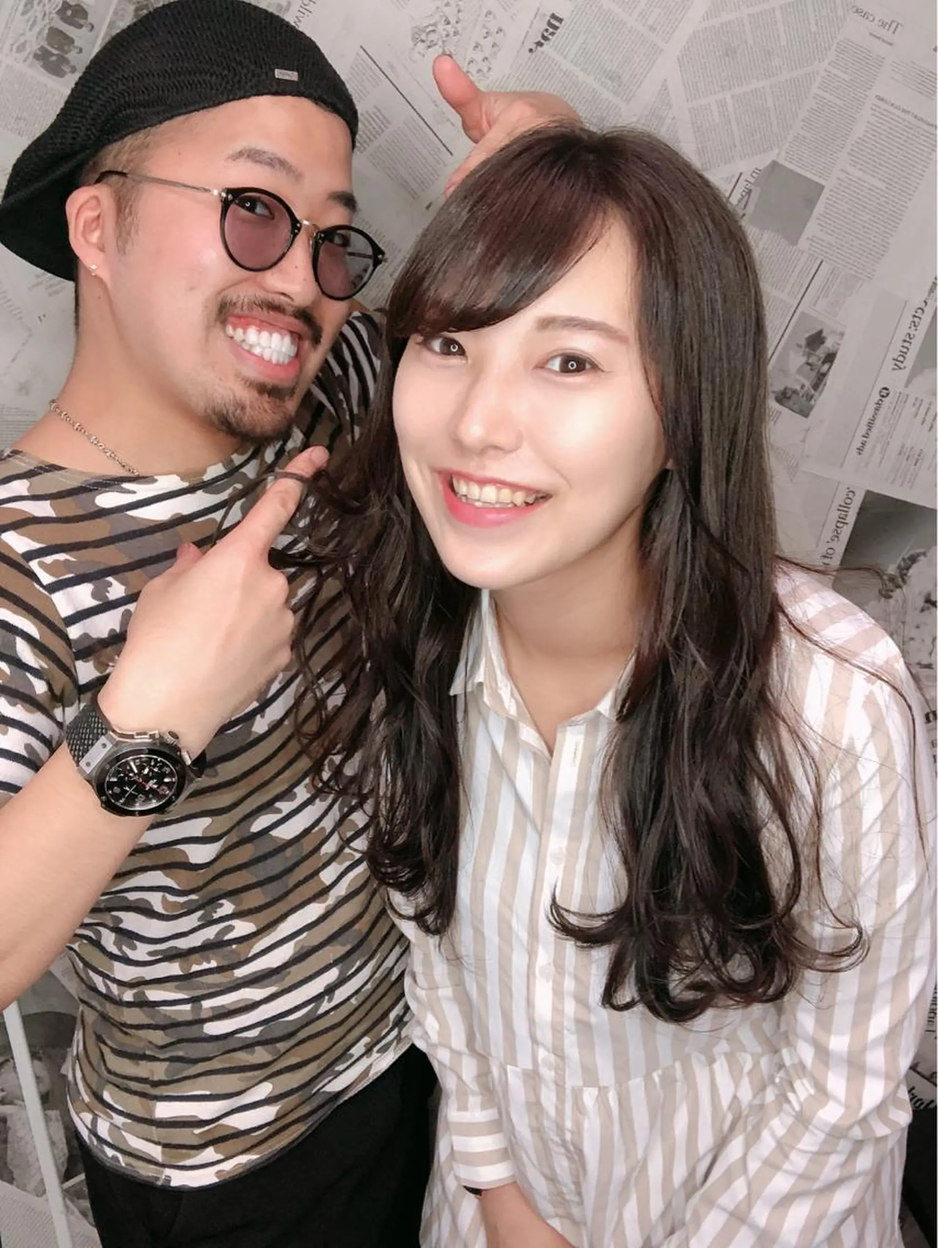 セミロング カット ヘアカラー トリートメント Toiro 中目黒のヘアスタイル