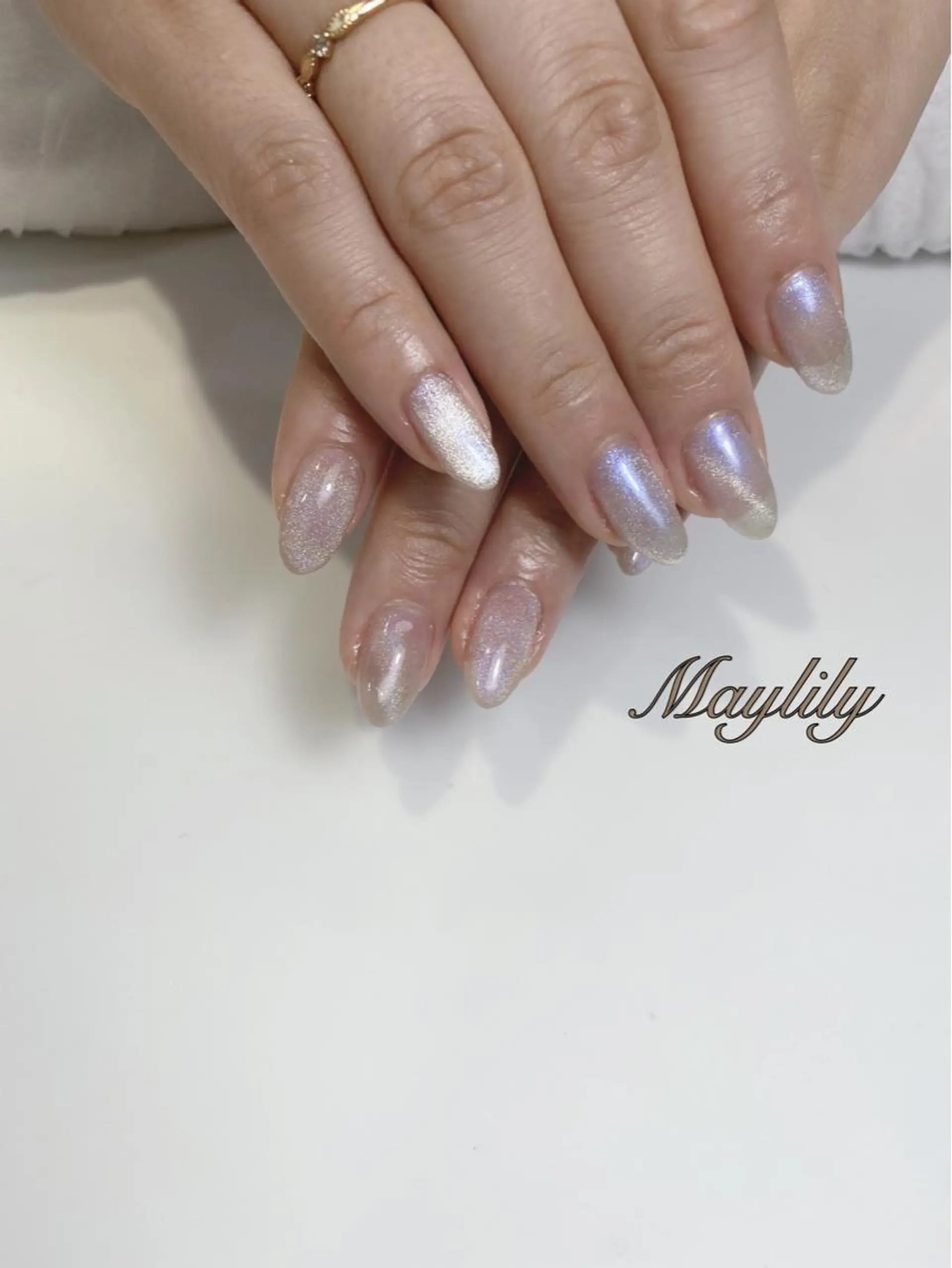 ネイル マグネットネイル ハンドネイル Nail salon Maylilyのネイルデザイン