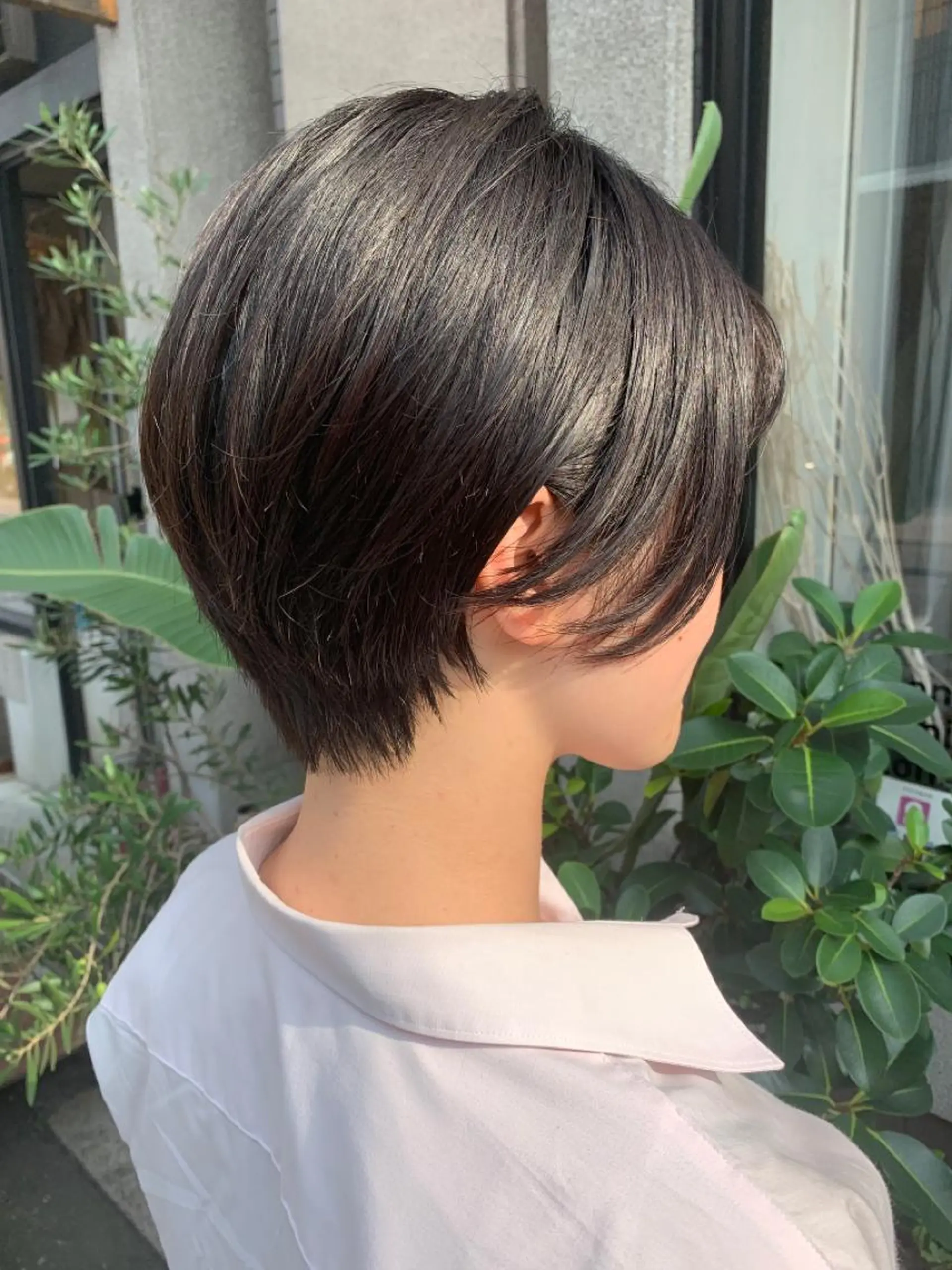 ショート 艶髪color💎髪 質改善ストレート大吉のヘアスタイル