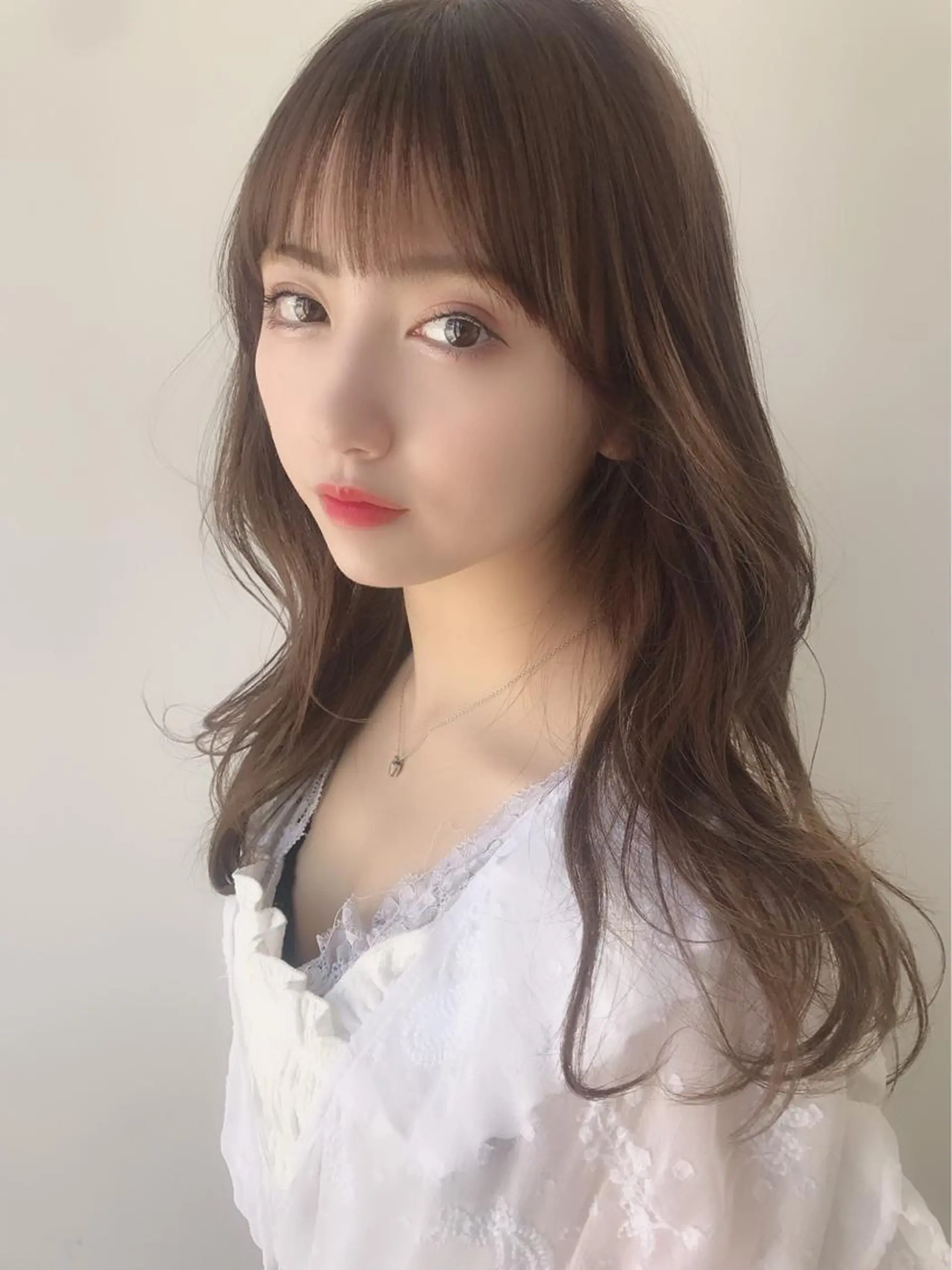 ロング パーマ 赤羽今日子/レイヤー /盛れる顔まわりのヘアスタイル