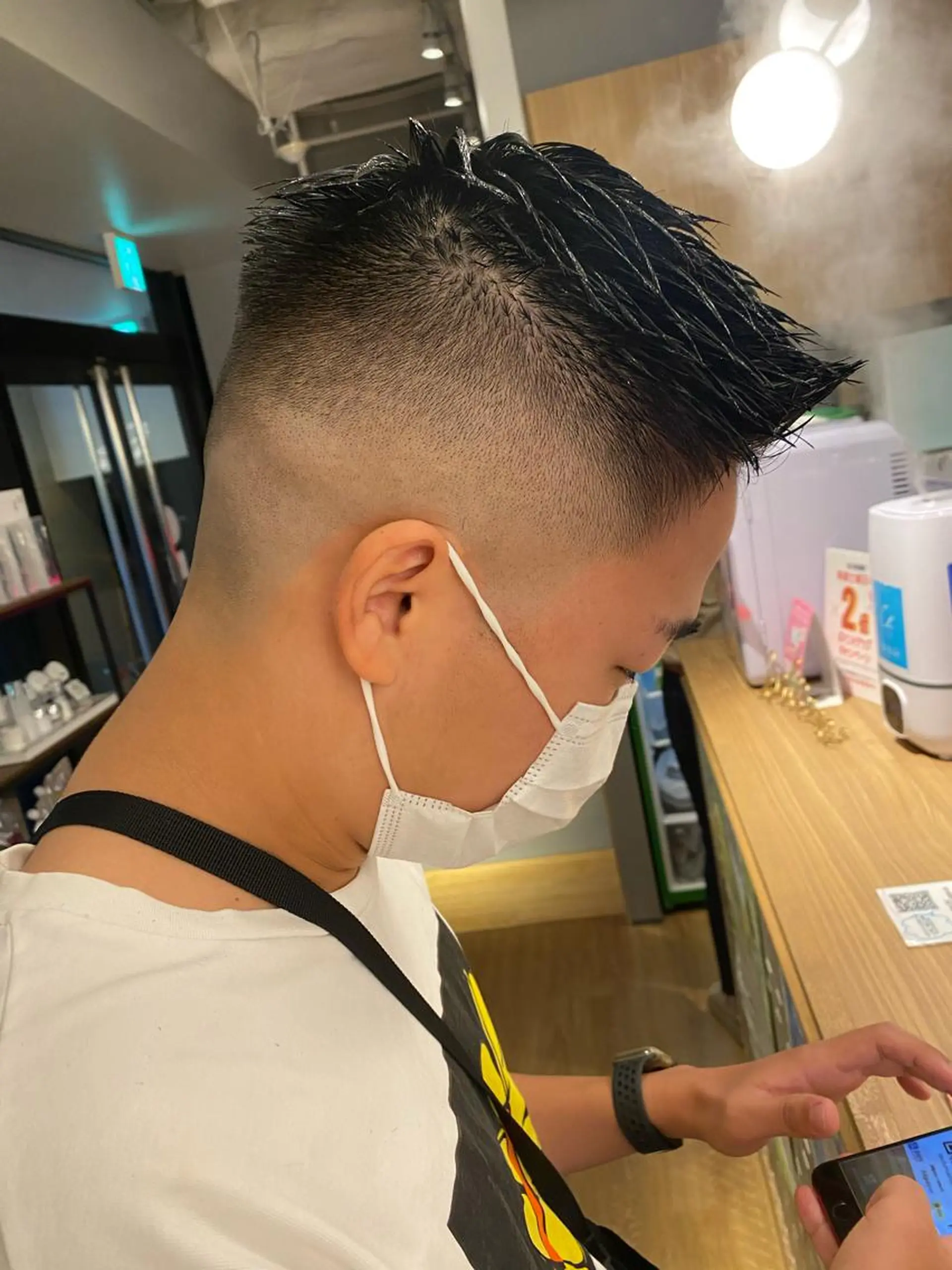 ショート メンズ unopulir 景山　凌のヘアスタイル