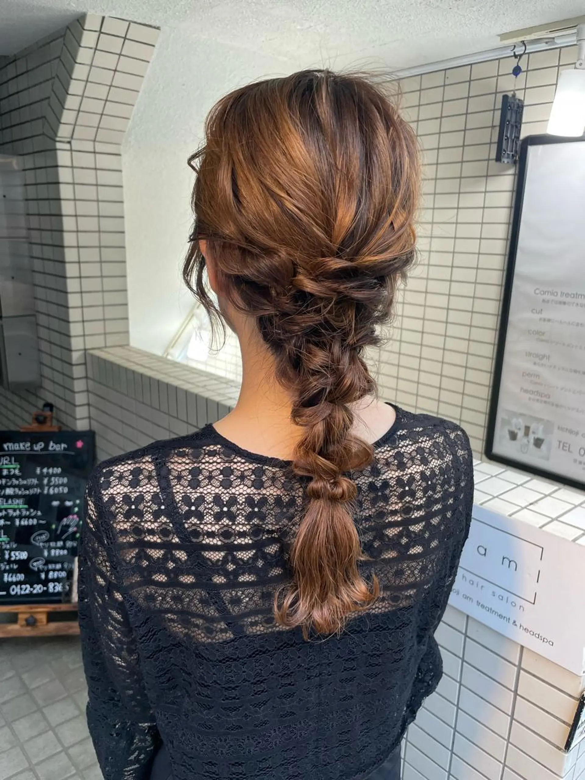 ロング ヘアアレンジ ヘアセット 小原 慧美のヘアスタイル