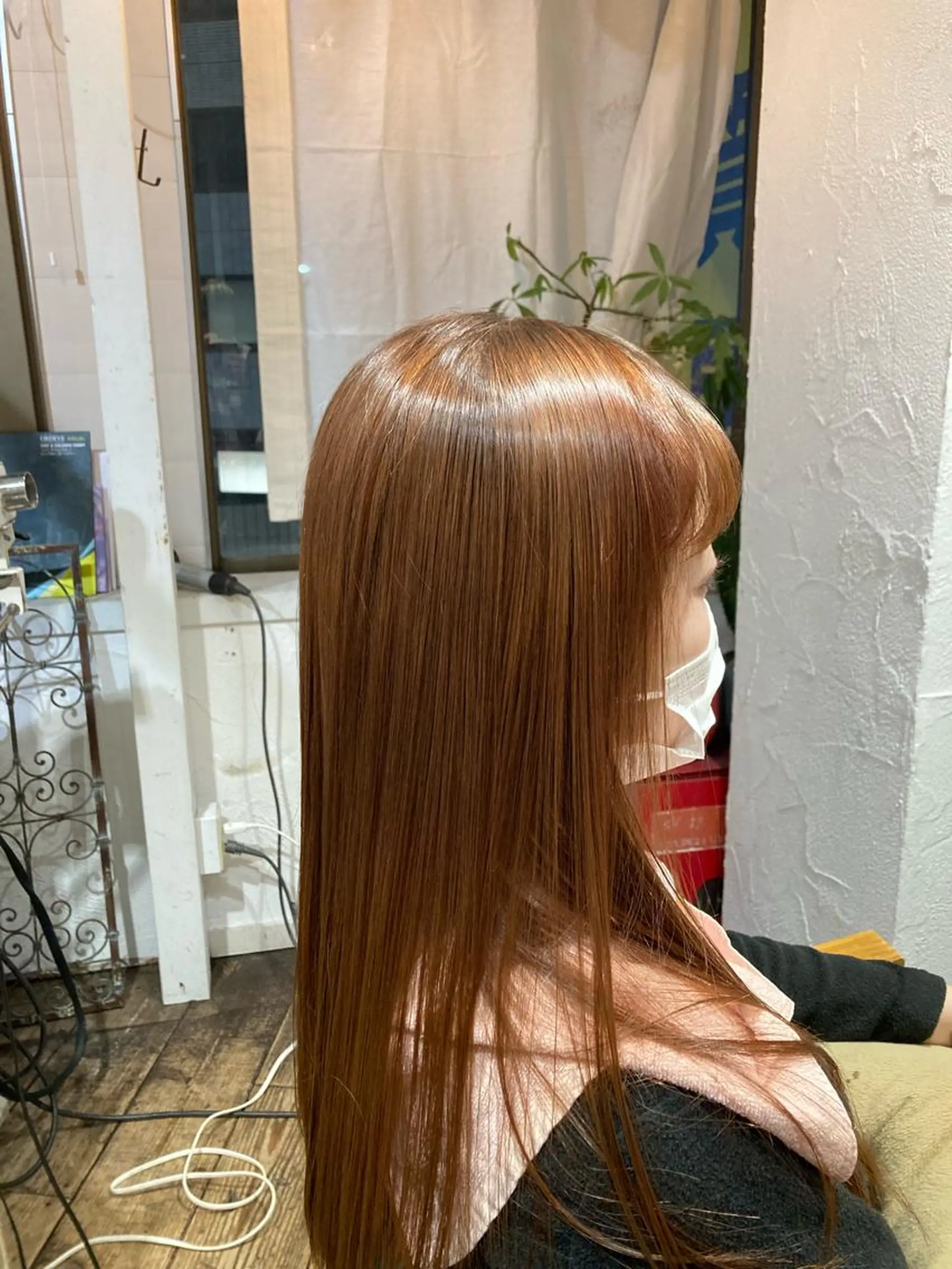 ロング 縮毛矯正 髪質改善/縮毛矯正/ 超高濃度水素ケアのヘアスタイル