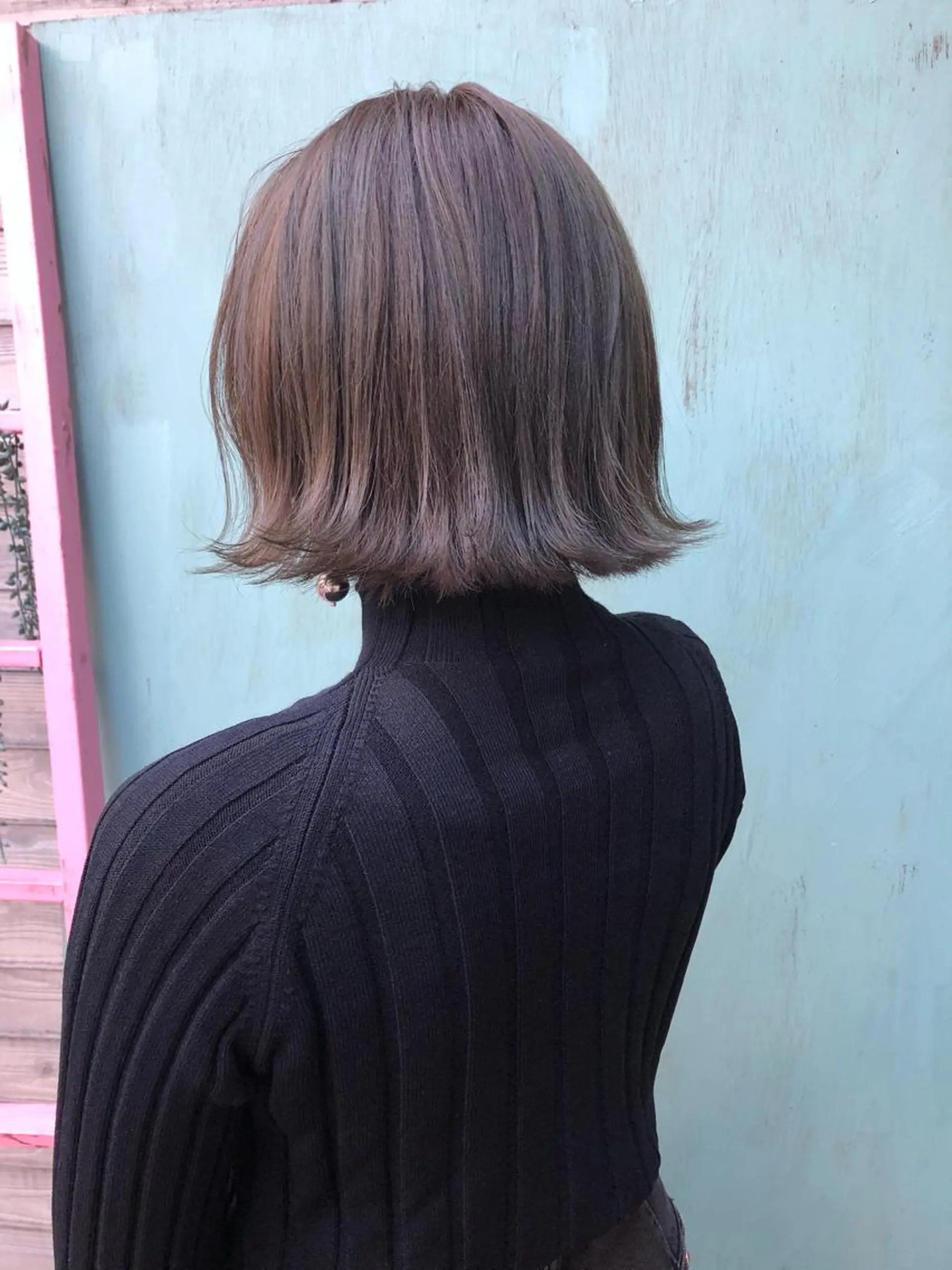 ミディアム カラー パーマ ヘアアレンジ 藤井 菜緒のヘアスタイル